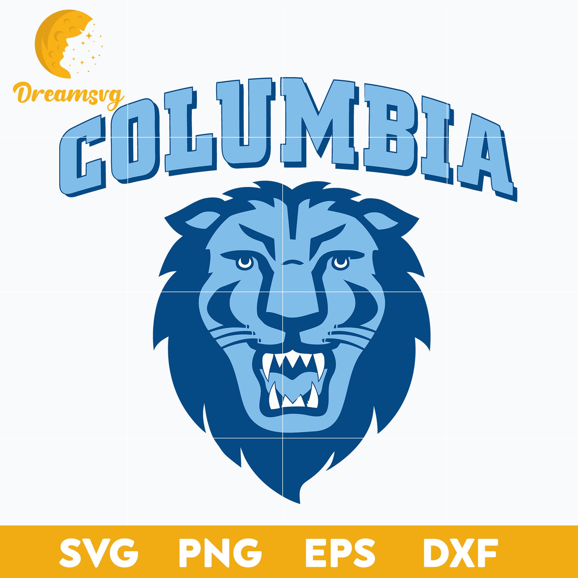 Columbia Lions Svg, Logo Ncaa Sport Svg, Ncaa Svg, Png, Dxf, Eps Download File.