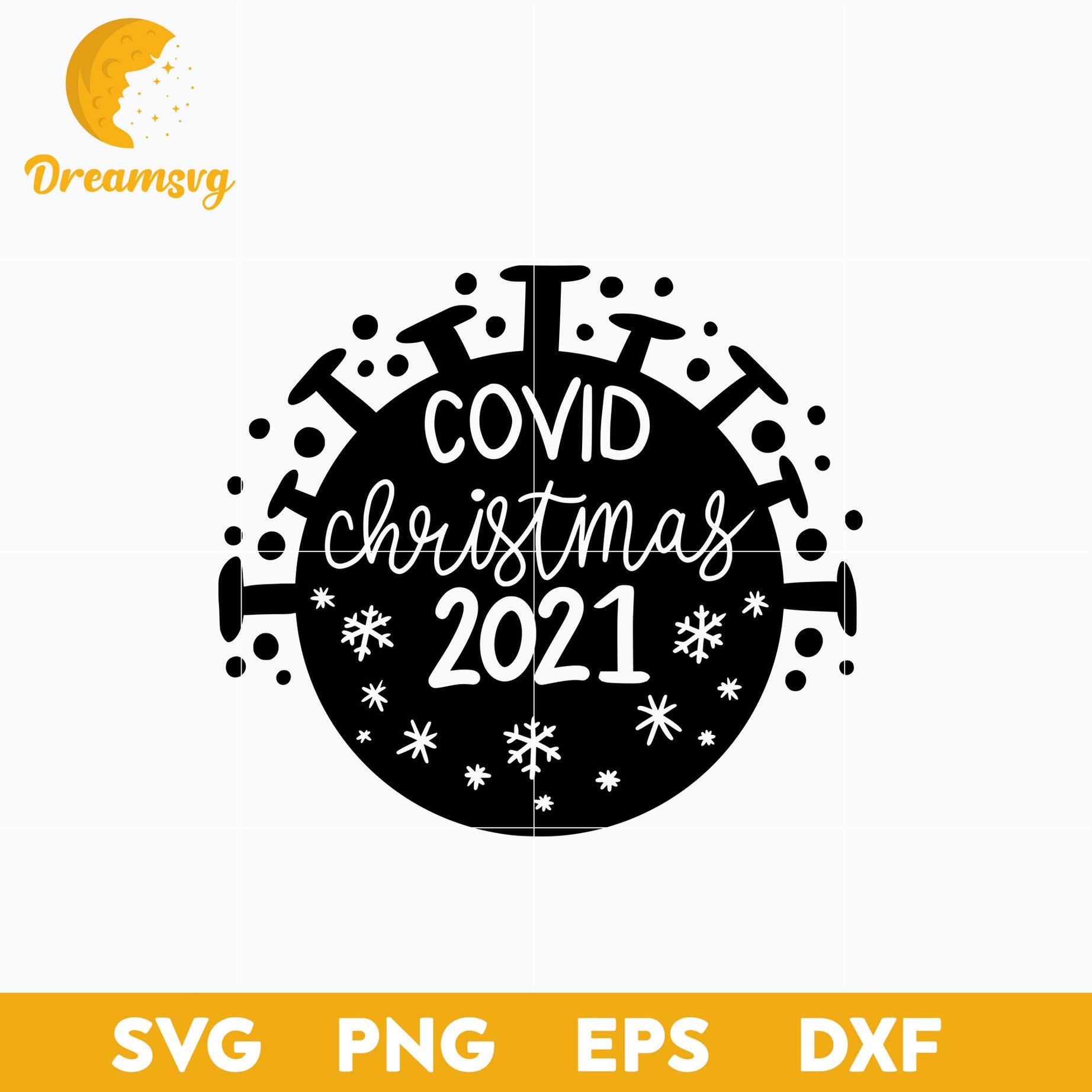 Covid Christmas 2021 SVG, Christmas SVG, PNG DXF EPS Digital File.