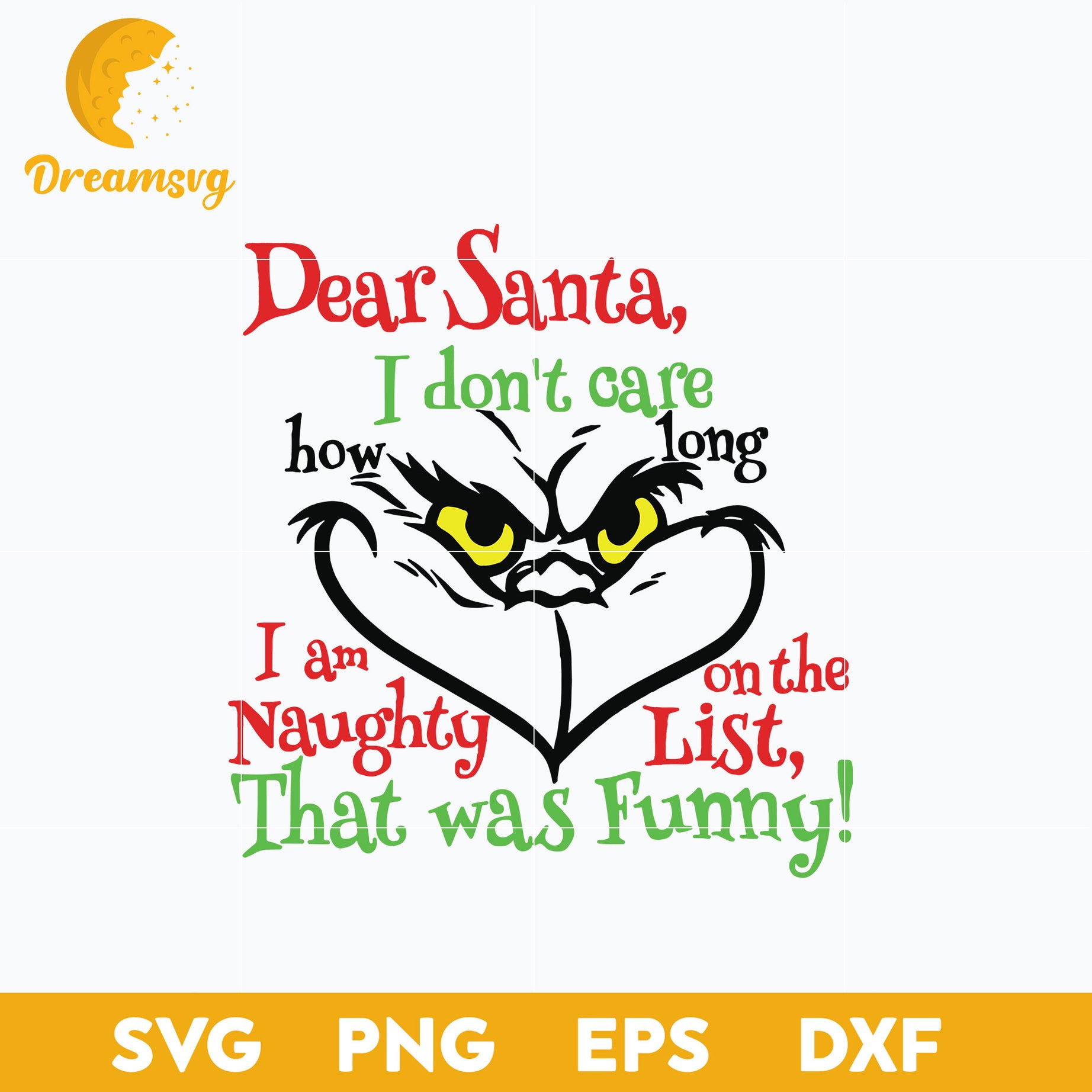 Dear Santa, I Don't Care How Long SVG, Christmas SVG, PNG DXF EPS Digital File.