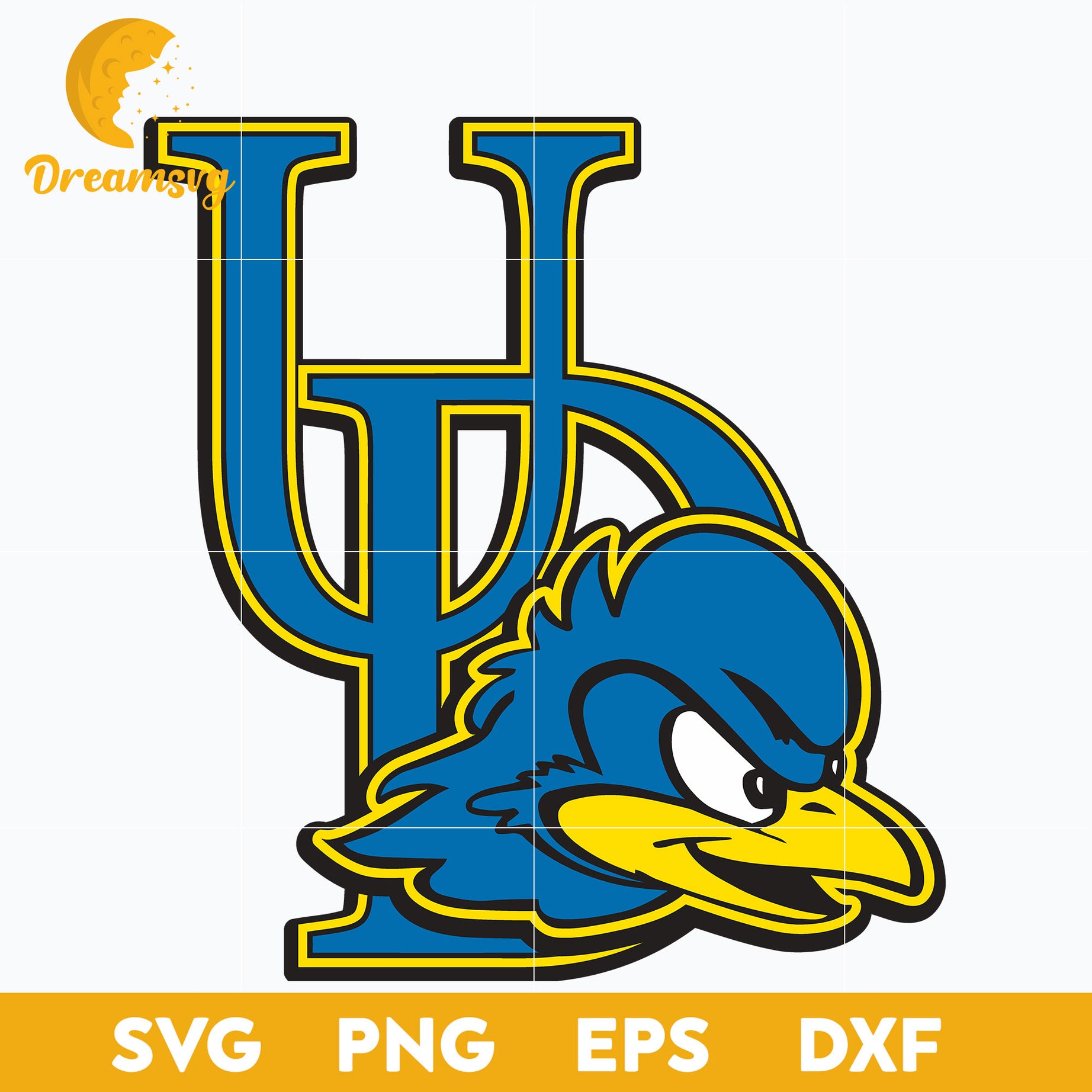 Delaware Blue Hens Svg, Logo Ncaa Sport Svg, Ncaa Svg, Png, Dxf, Eps Download File.