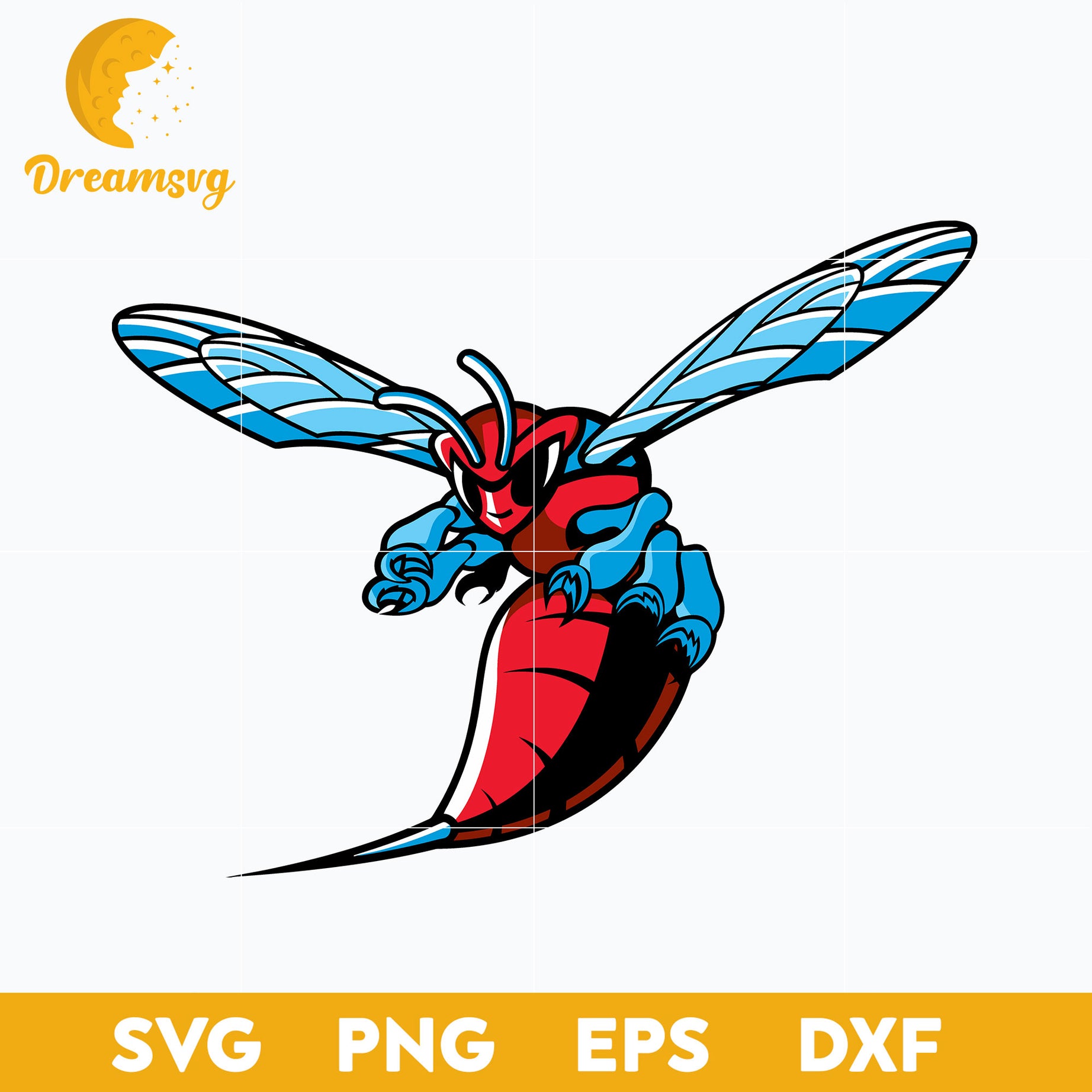 Delaware State Hornets Svg, Logo Ncaa Sport Svg, Ncaa Svg, Png, Dxf, Eps Download File.