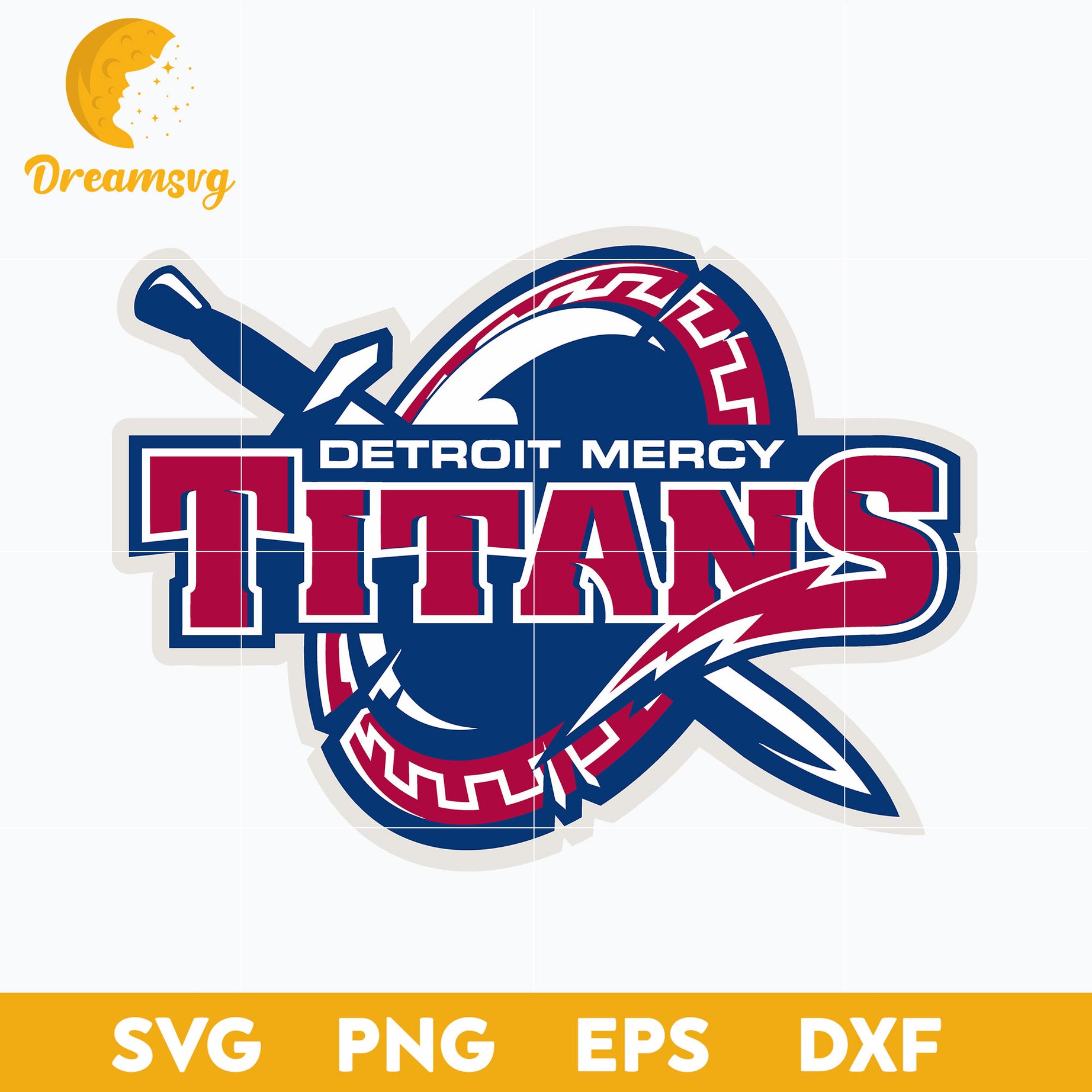 Detroit Titans Svg, Logo Ncaa Sport Svg, Ncaa Svg, Png, Dxf, Eps Download File.