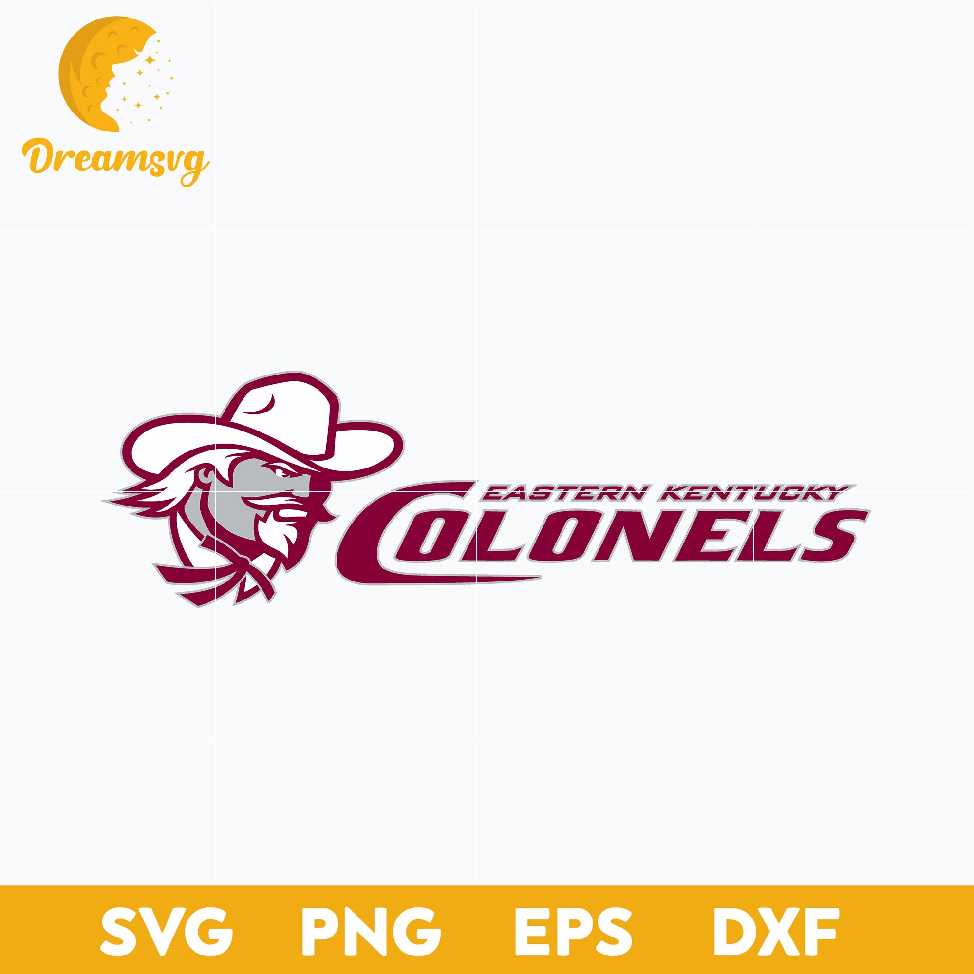 Eastern Kentucky Colonels Svg, Logo Ncaa Sport Svg, Ncaa Svg, Png, Dxf, Eps Download File.