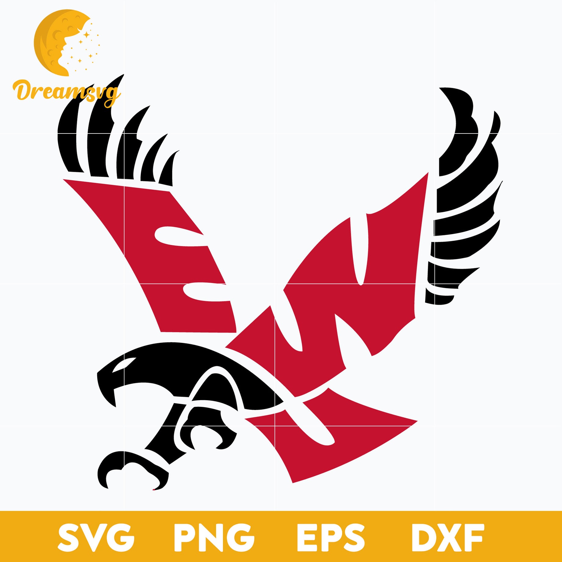 Eastern Washington Eagles Svg, Logo Ncaa Sport Svg, Ncaa Svg, Png, Dxf, Eps Download File.