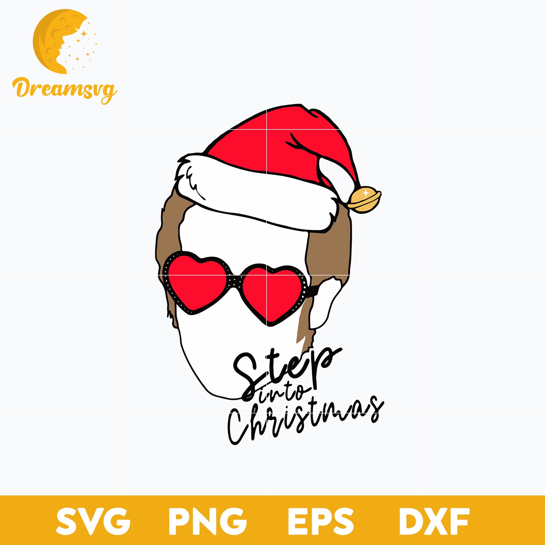 Elton John Step Into Christmas SVG, Christmas SVG, PNG DXF EPS Digital File.