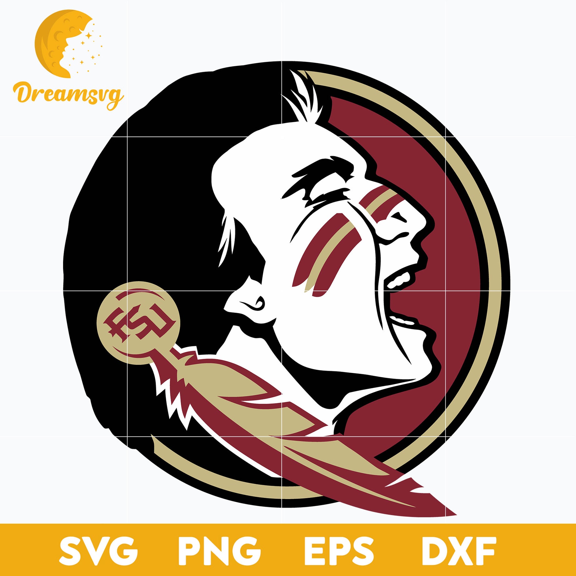 Florida State Seminoles Svg, Logo Ncaa Sport Svg, Ncaa Svg, Png, Dxf, Eps Download File.