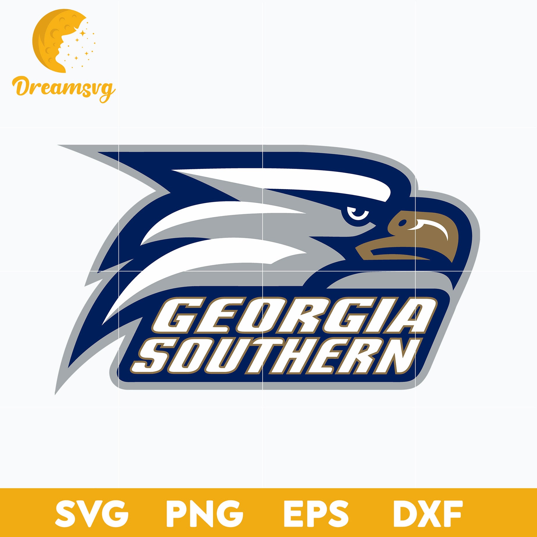 Georgia Southern Eagles Svg, Logo Ncaa Sport Svg, Ncaa Svg, Png, Dxf, Eps Download File.