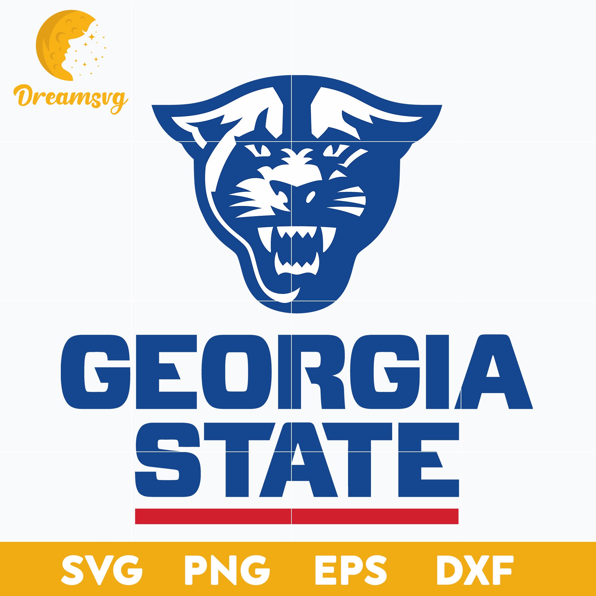 Georgia State Panthers Svg, Logo Ncaa Sport Svg, Ncaa Svg, Png, Dxf, Eps Download File.