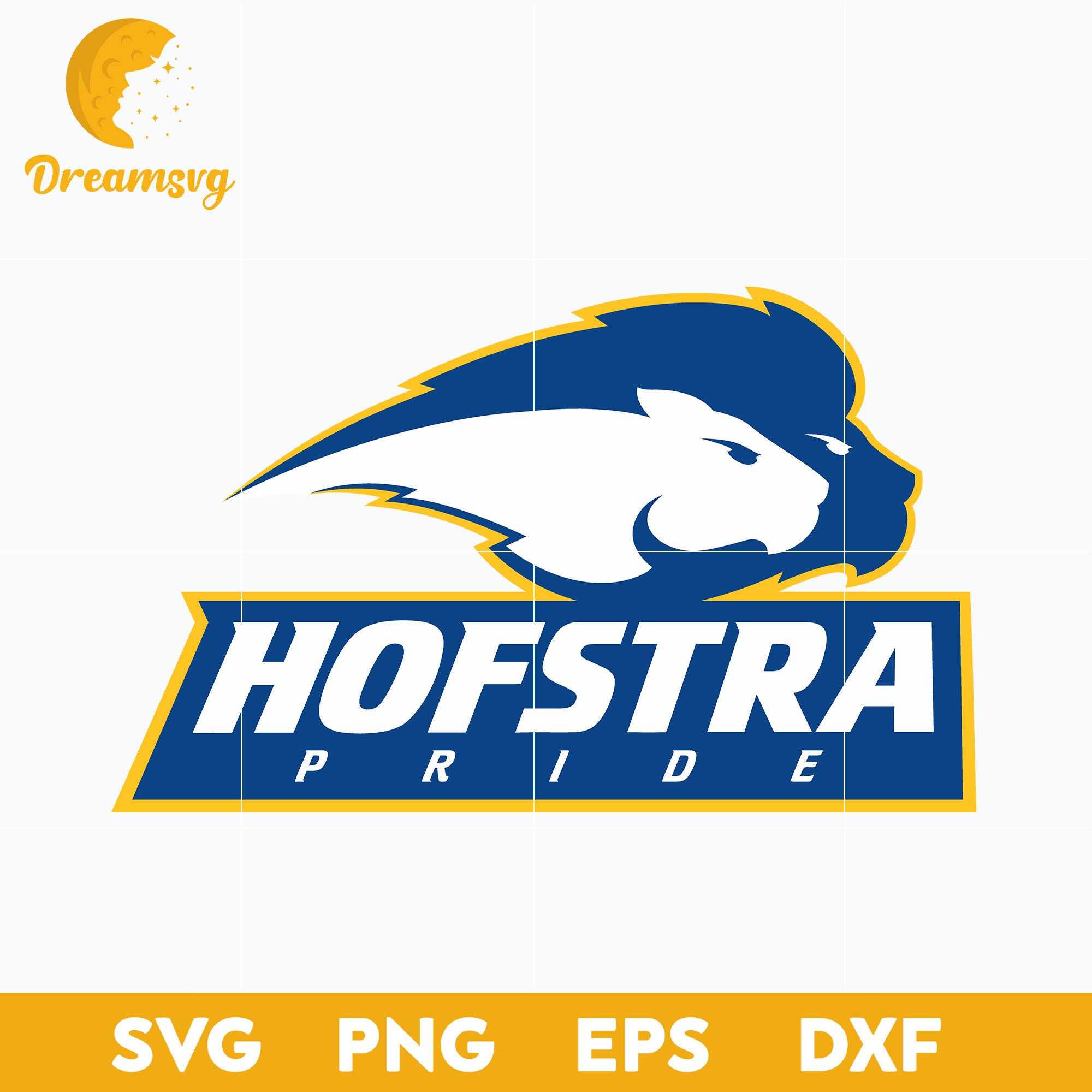 Hofstra Pride Svg, Logo Ncaa Sport Svg, Ncaa Svg, Png, Dxf, Eps Download File.