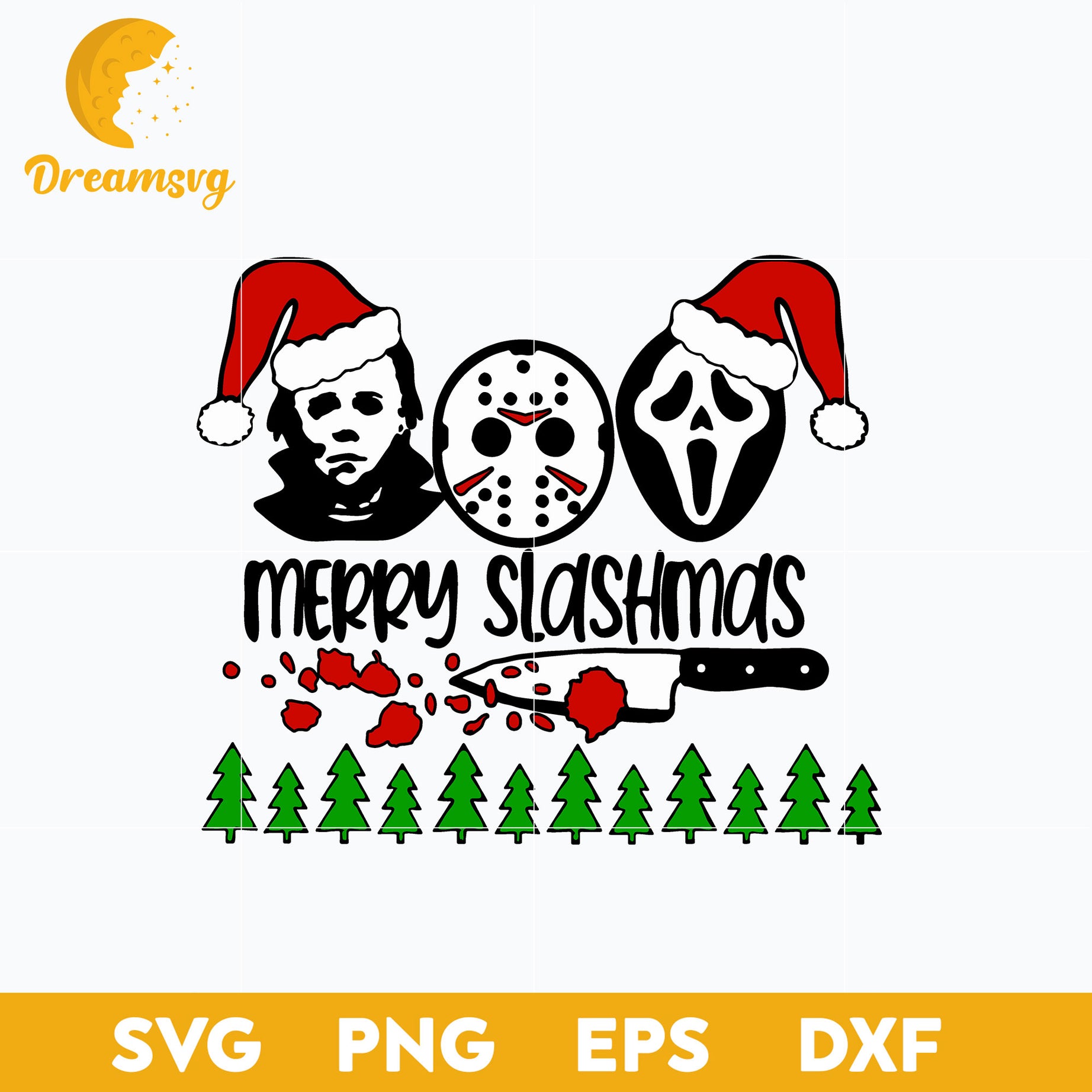Horror Movie Christmas SVG, Christmas SVG, PNG DXF EPS Digital File