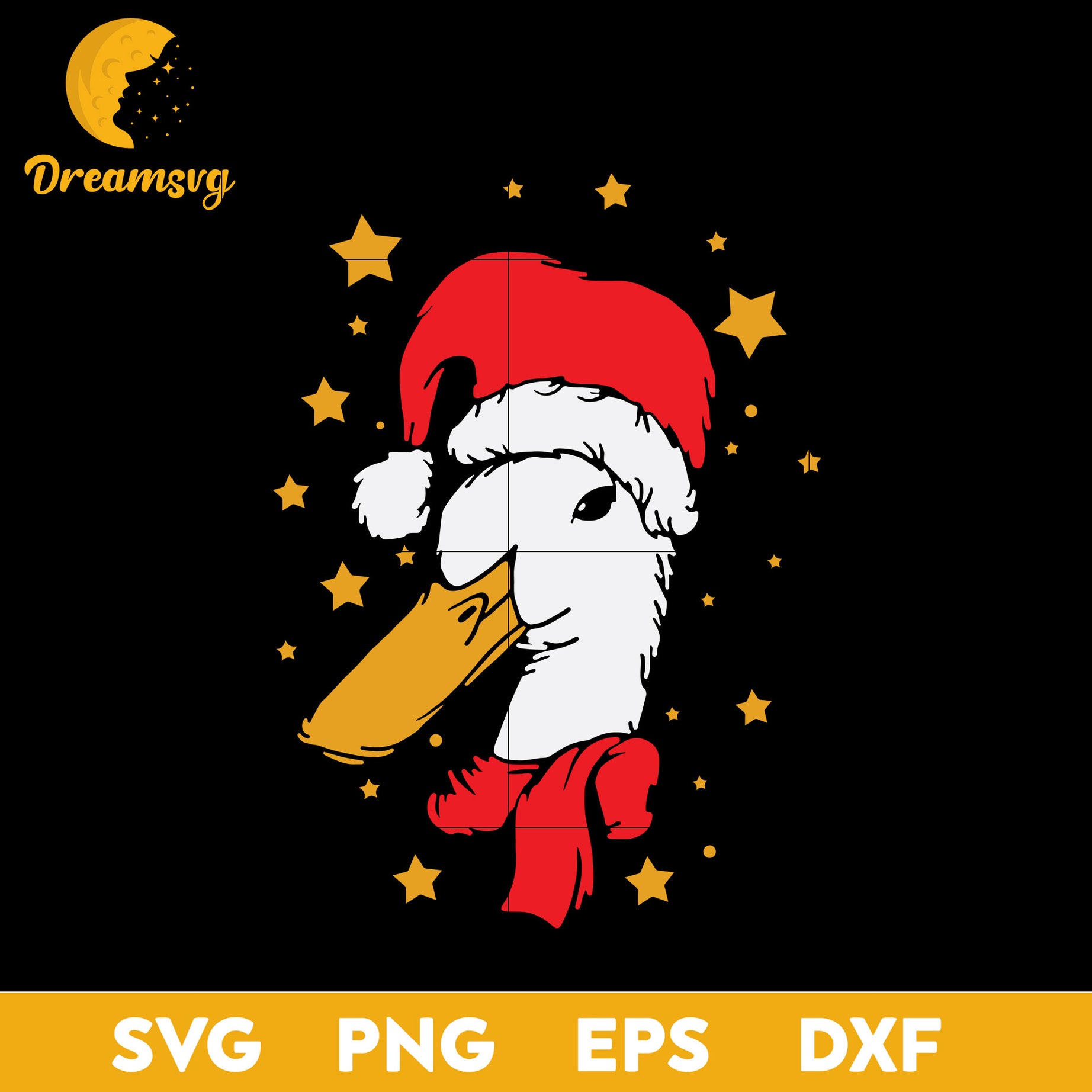 Hot Santa Claus As A Duck SVG, Christmas SVG, PNG DXF EPS Digital File.