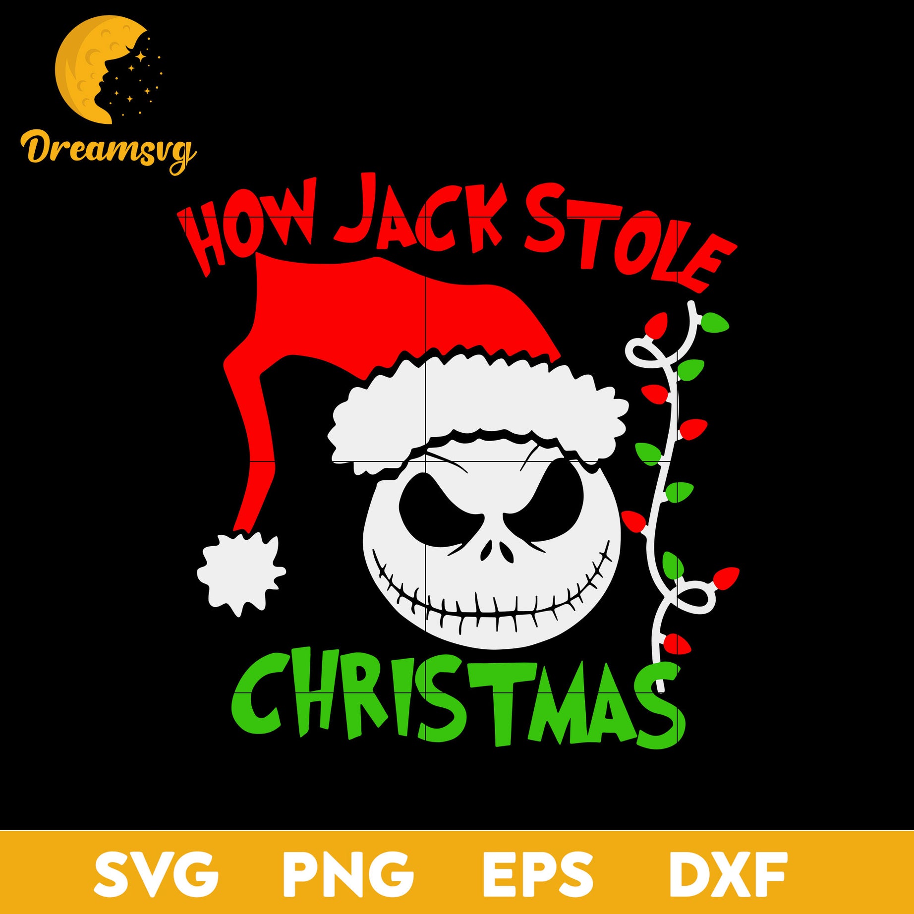 How Jack Stole Christmas SVG, Christmas SVG, PNG DXF EPS Digital File.