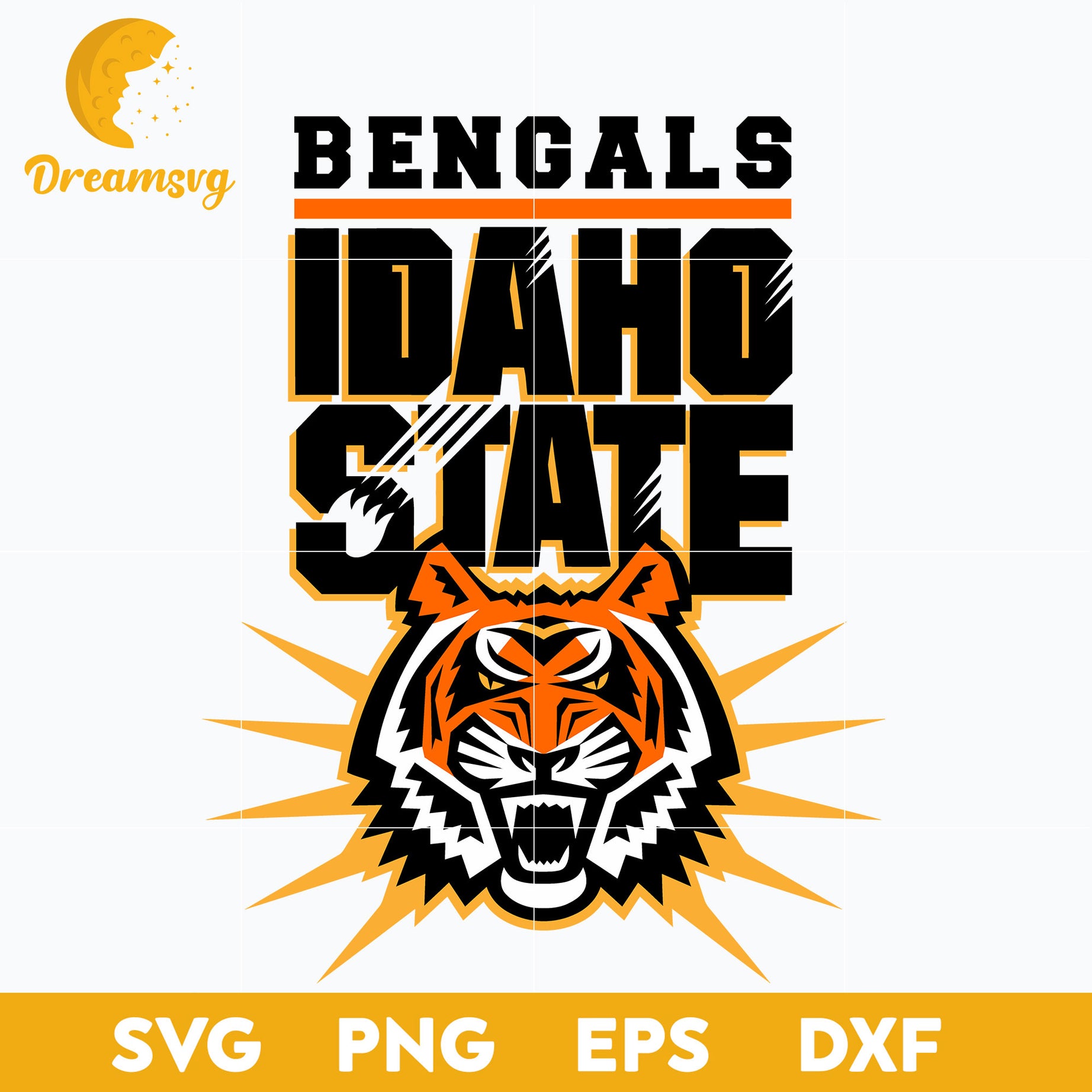 Idaho State Bengals Svg, Logo Ncaa Sport Svg, Ncaa Svg, Png, Dxf, Eps Download File.