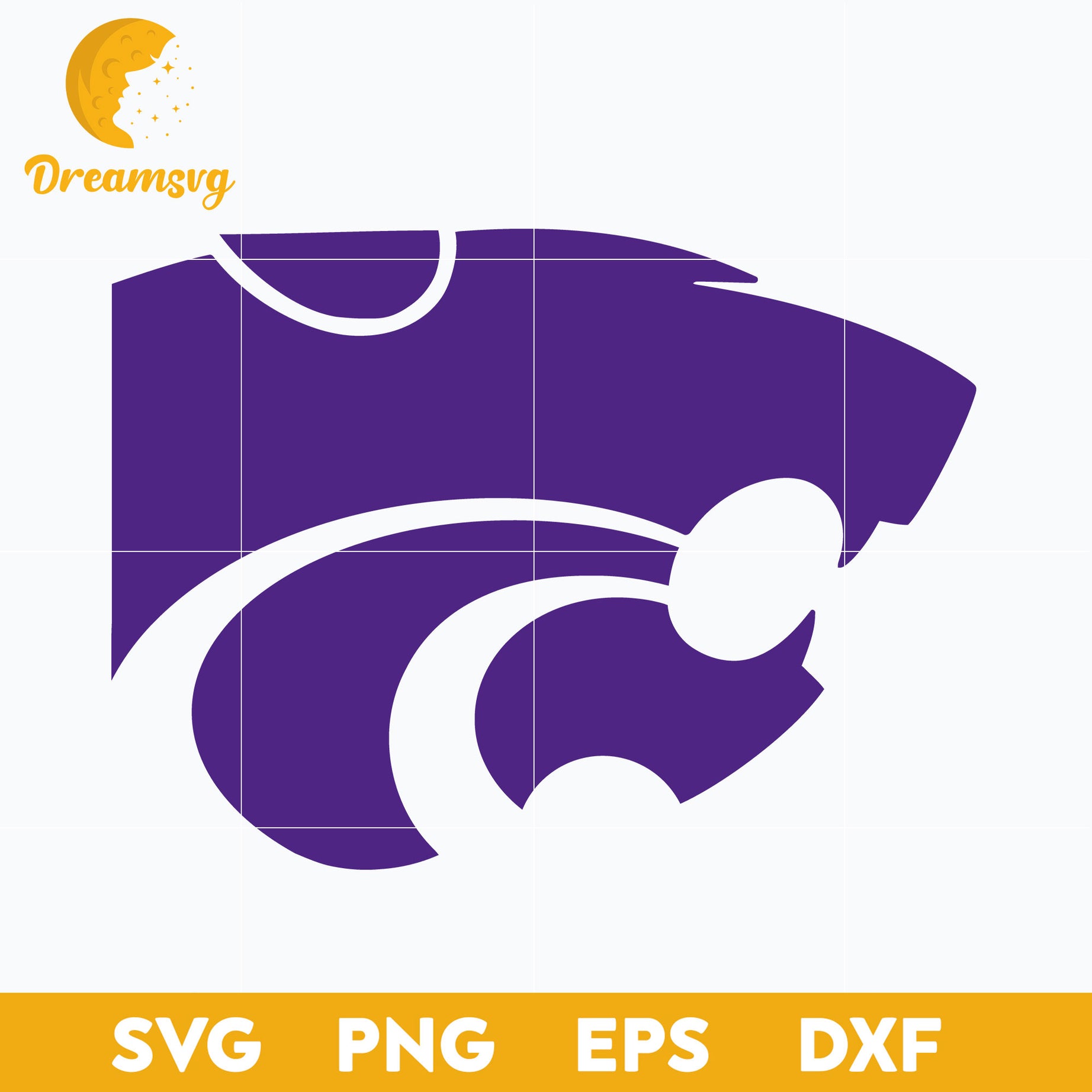 Kansas State Wildcats Svg, Logo Ncaa Sport Svg, Ncaa Svg, Png, Dxf, Eps Download File.