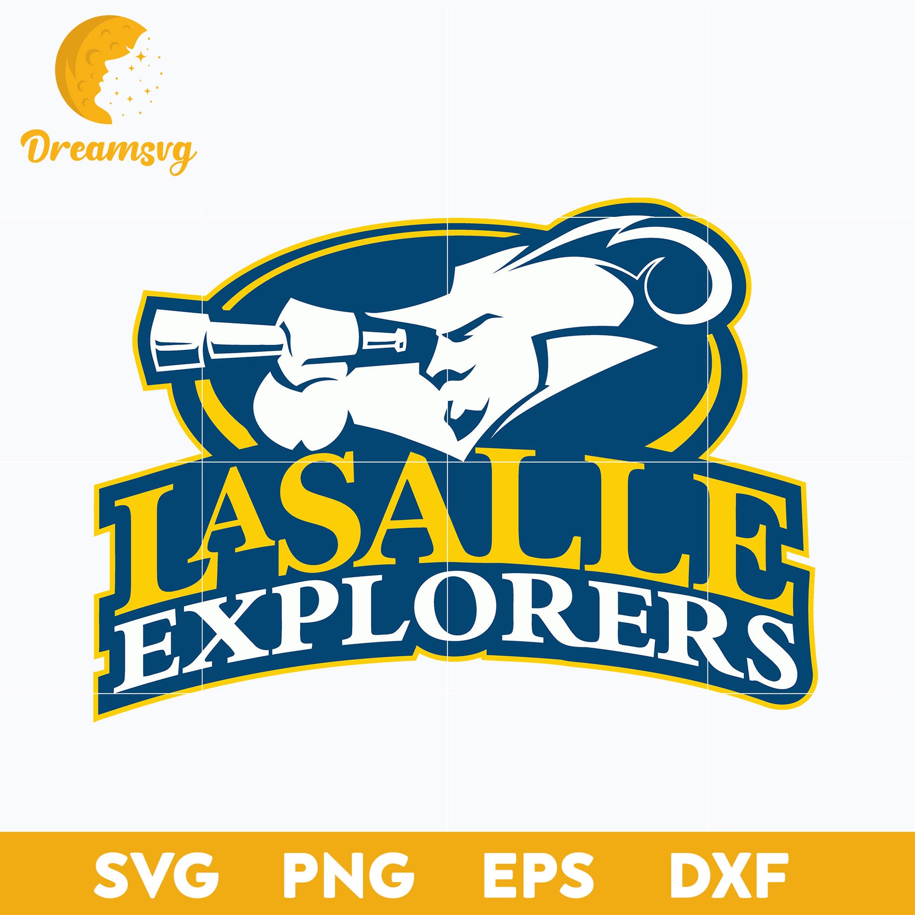 La Salle Explorers Svg, Logo Ncaa Sport Svg, Ncaa Svg, Png, Dxf, Eps Download File.