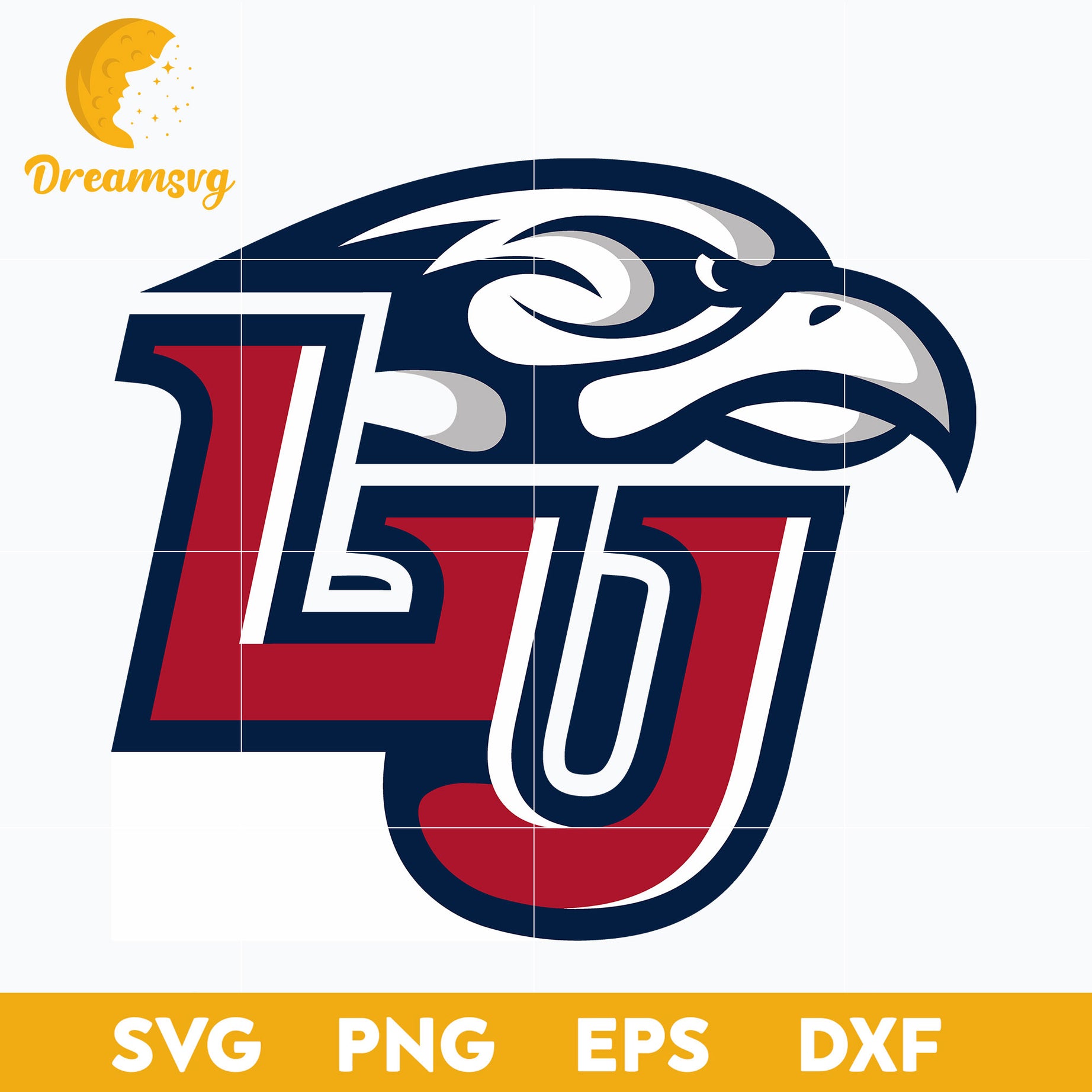 Liberty Flames Svg, Logo Ncaa Sport Svg, Ncaa Svg, Png, Dxf, Eps Download File.
