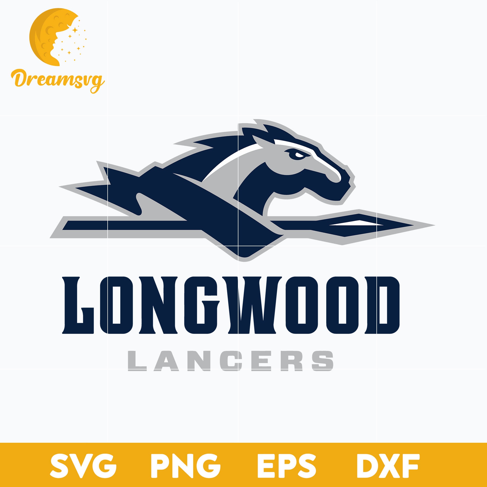 Longwood Lancers Svg, Logo Ncaa Sport Svg, Ncaa Svg, Png, Dxf, Eps Download File.