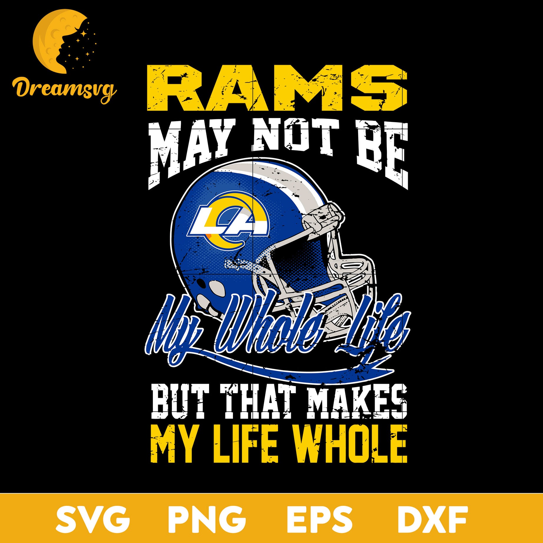 Los Angeles Rams Nfl Svg, HELMET Rams Svg, Png, Dxf, Eps file.