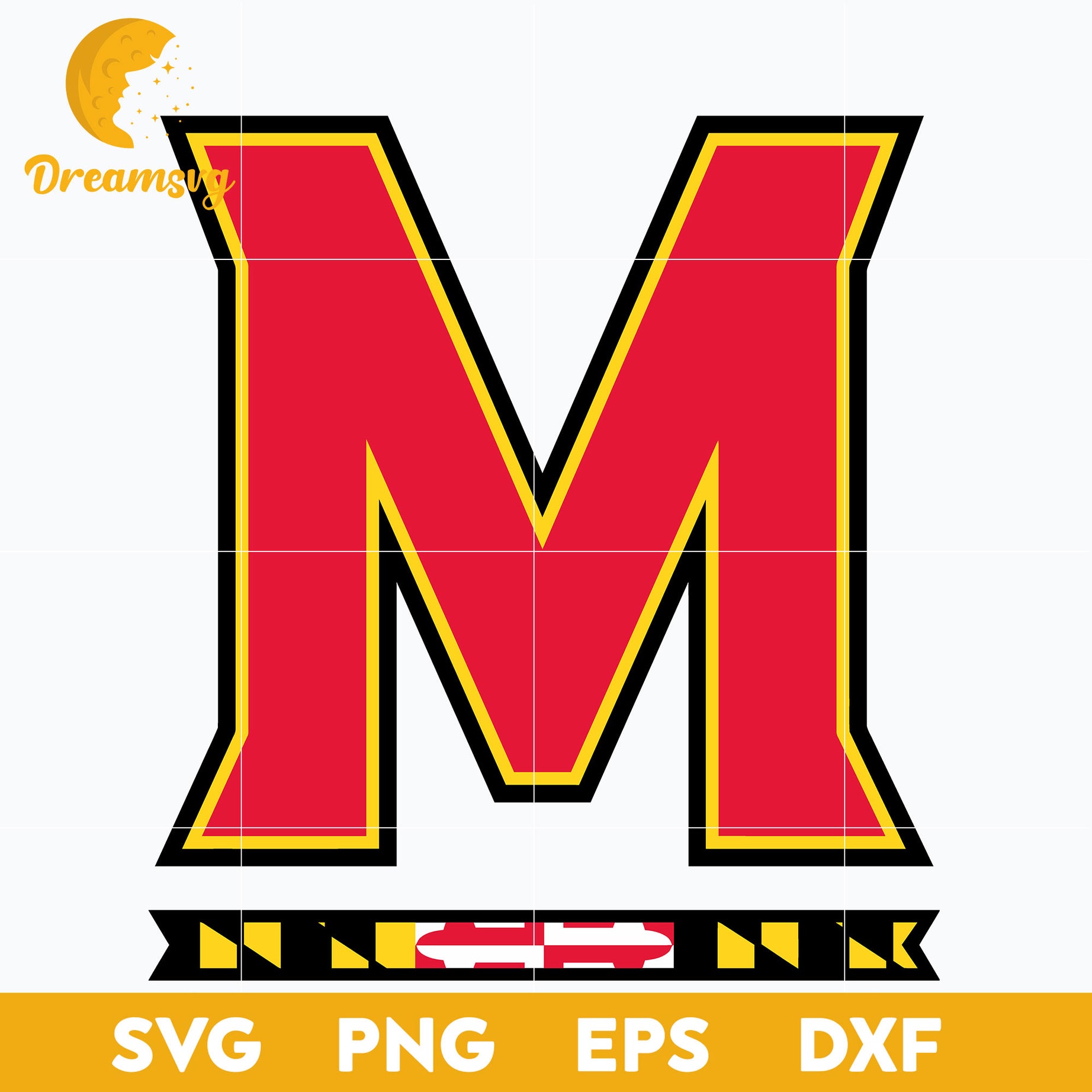 Maryland Terrapins Svg, Logo Ncaa Sport Svg, Ncaa Svg, Png, Dxf, Eps Download File.