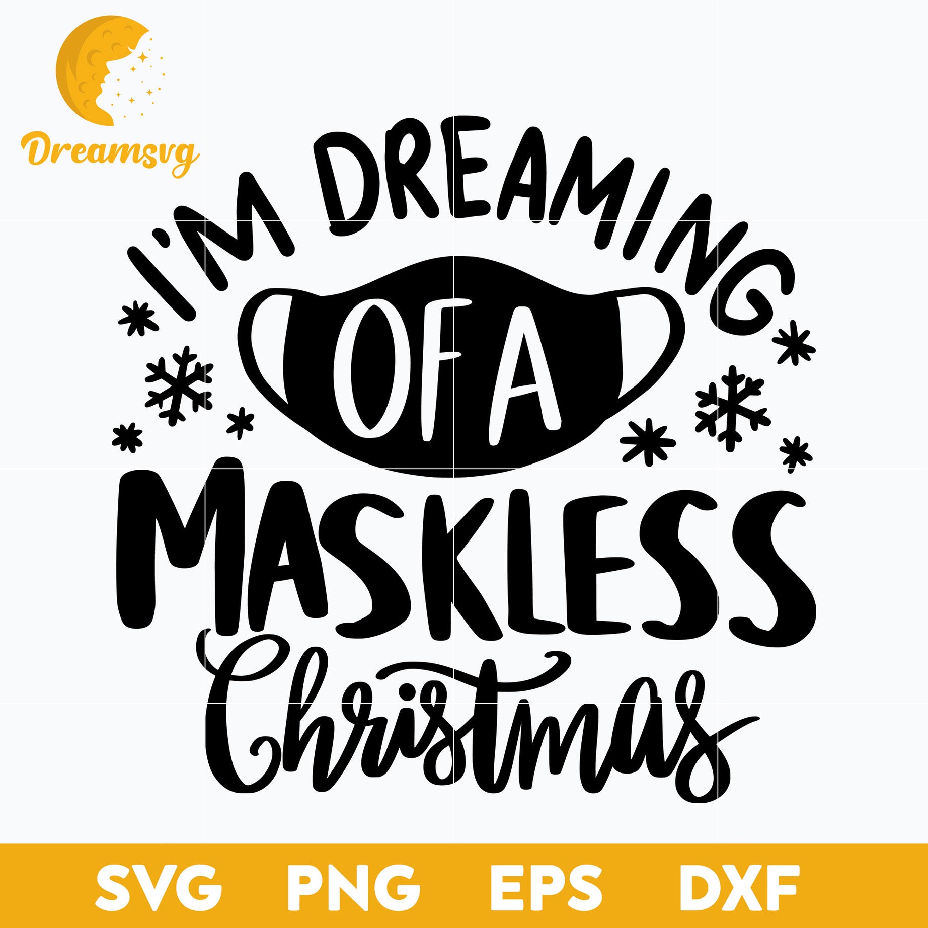 Maskless Christmas SVG, Christmas SVG, PNG DXF EPS Digital File.