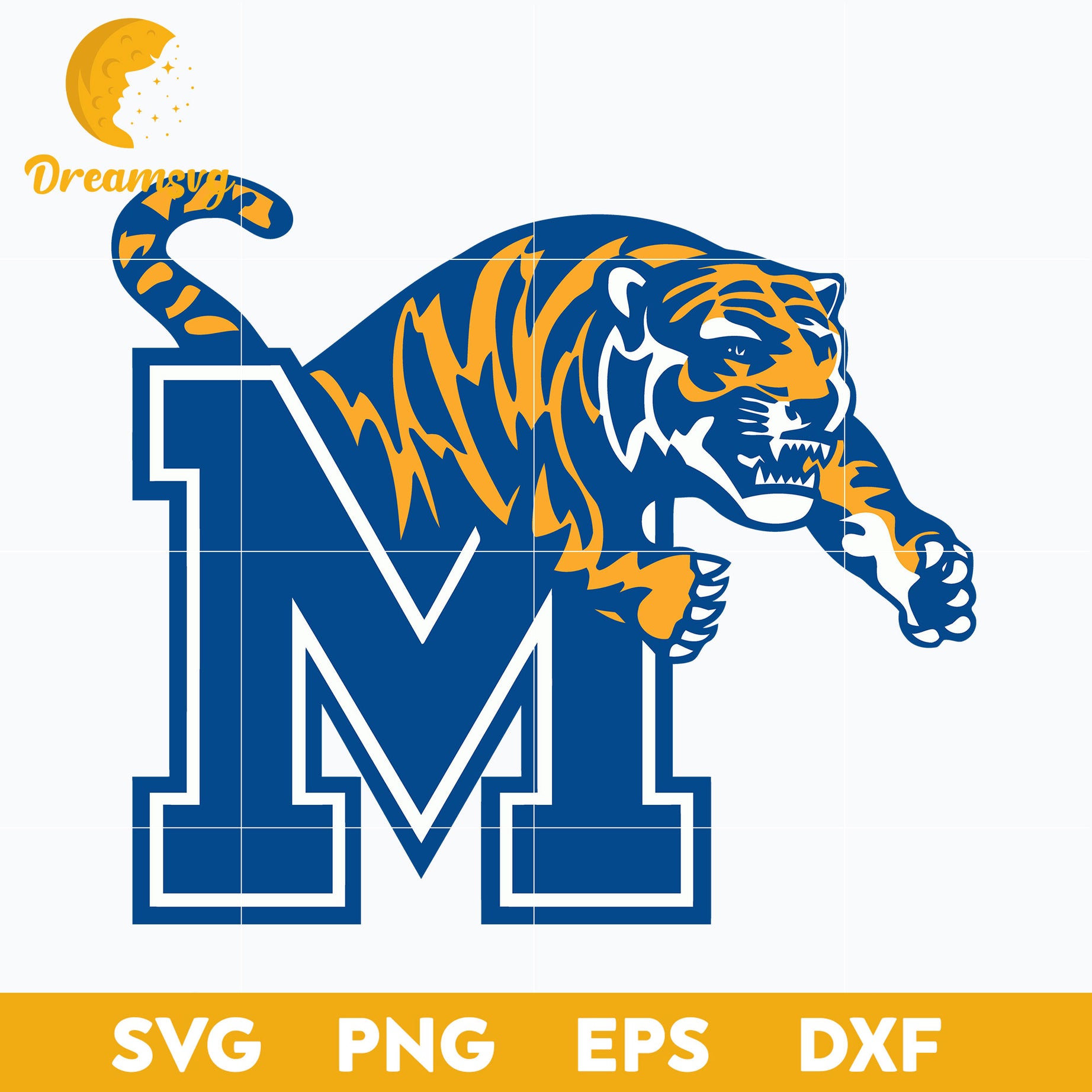 Memphis Tigers Svg, Logo Ncaa Sport Svg, Ncaa Svg, Png, Dxf, Eps Download File.