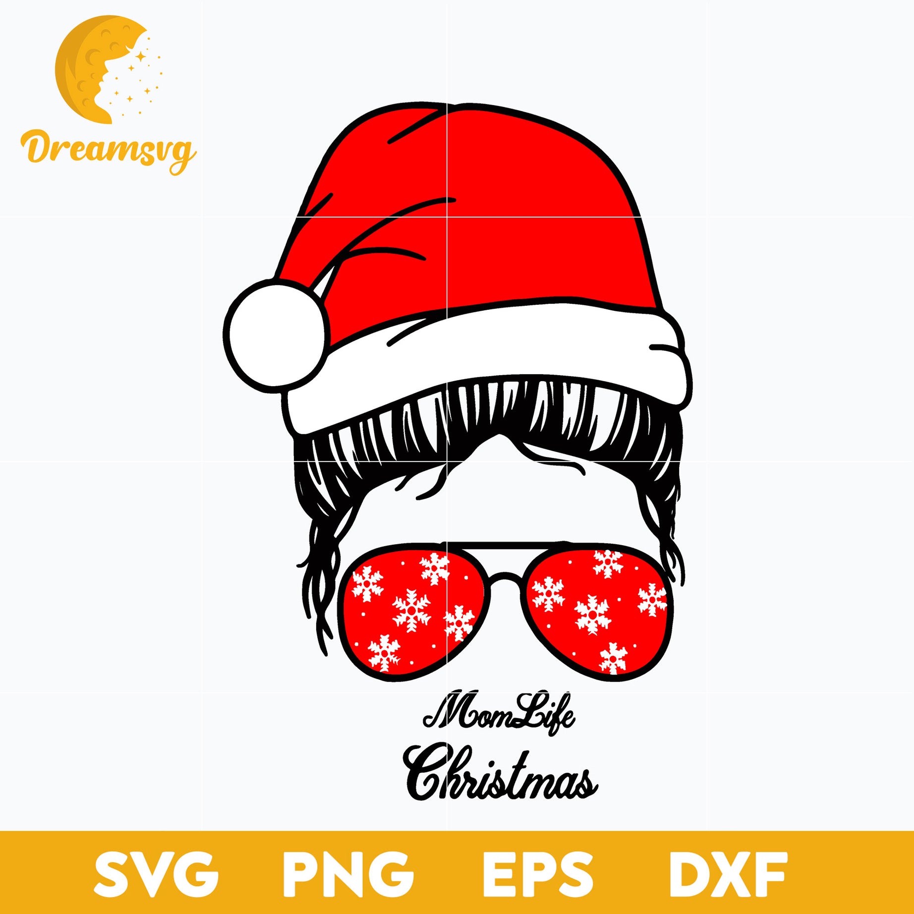 Momlife Christmas SVG, Christmas SVG, PNG DXF EPS Digital File.