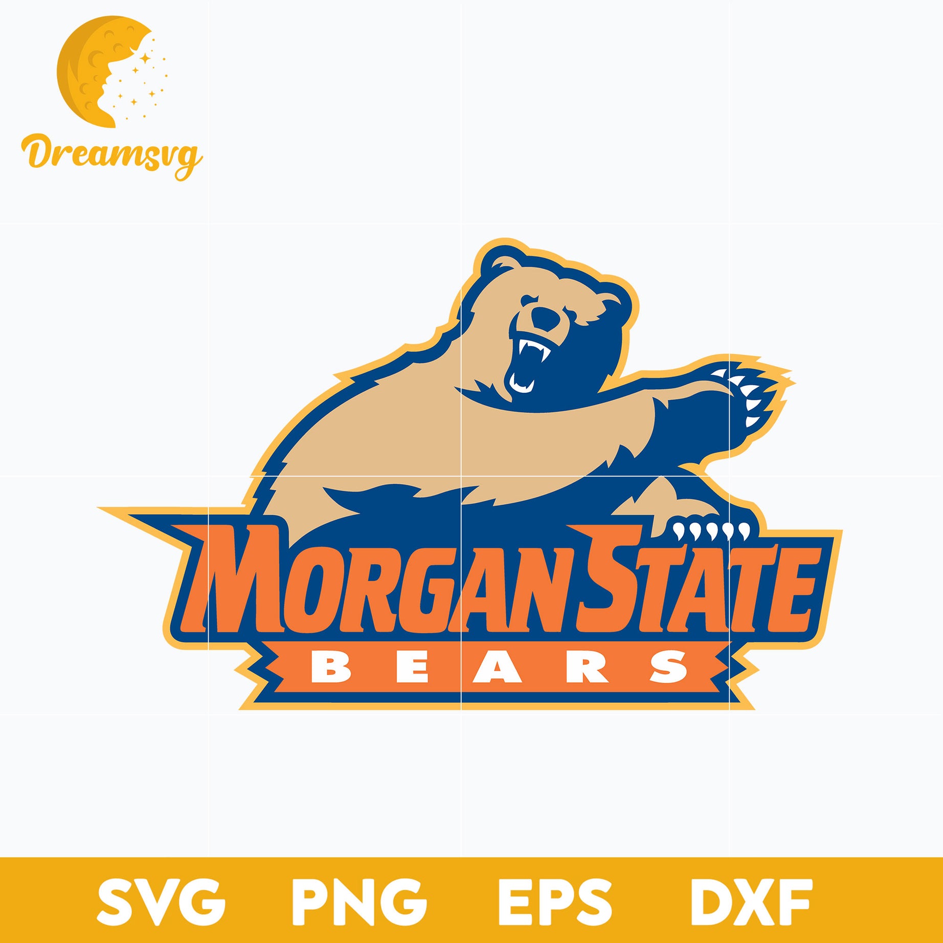 Morgan State Bears Svg, Logo Ncaa Sport Svg, Ncaa Svg, Png, Dxf, Eps Download File.