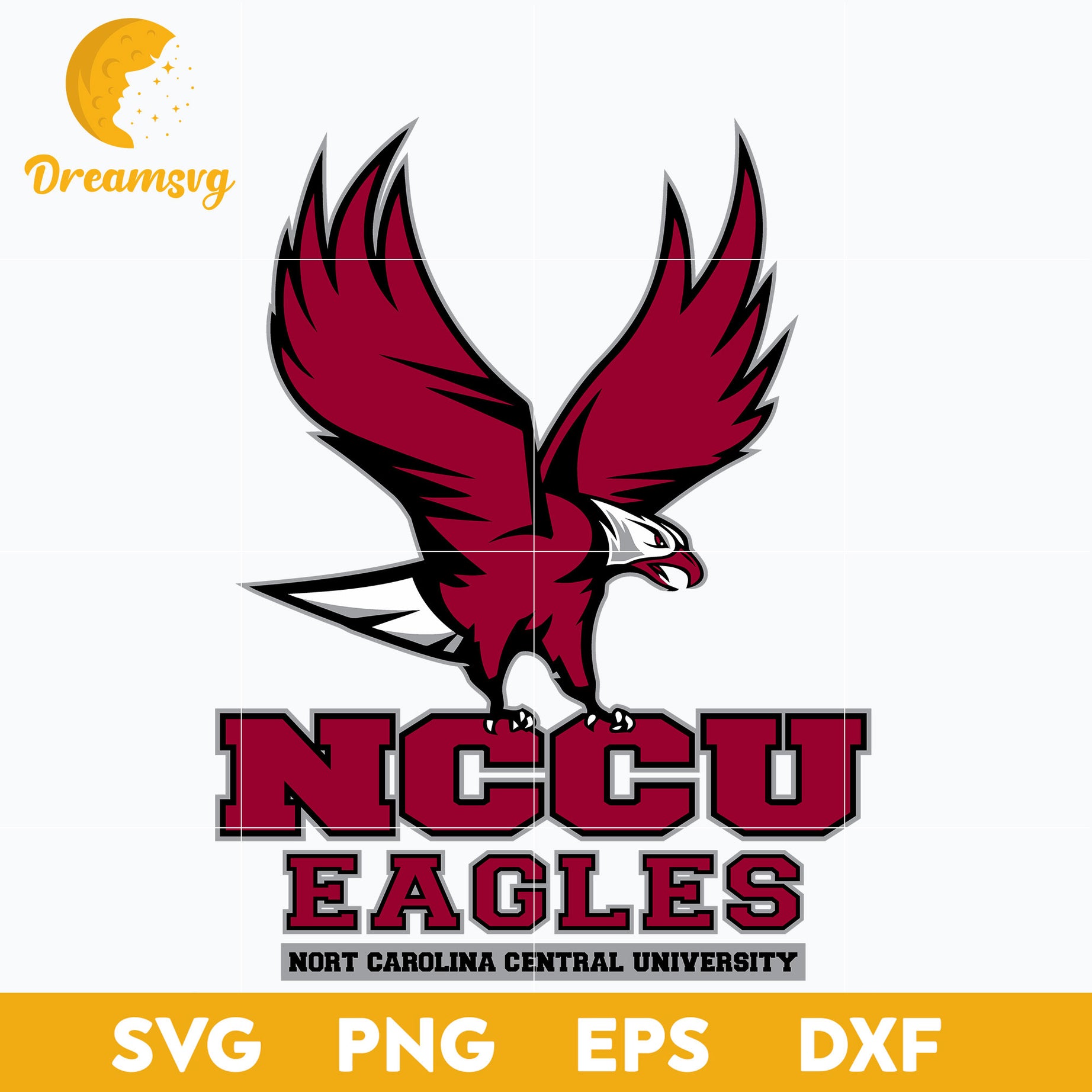NCCU Eagles Svg, Logo Ncaa Sport Svg, Ncaa Svg, Png, Dxf, Eps Download File.