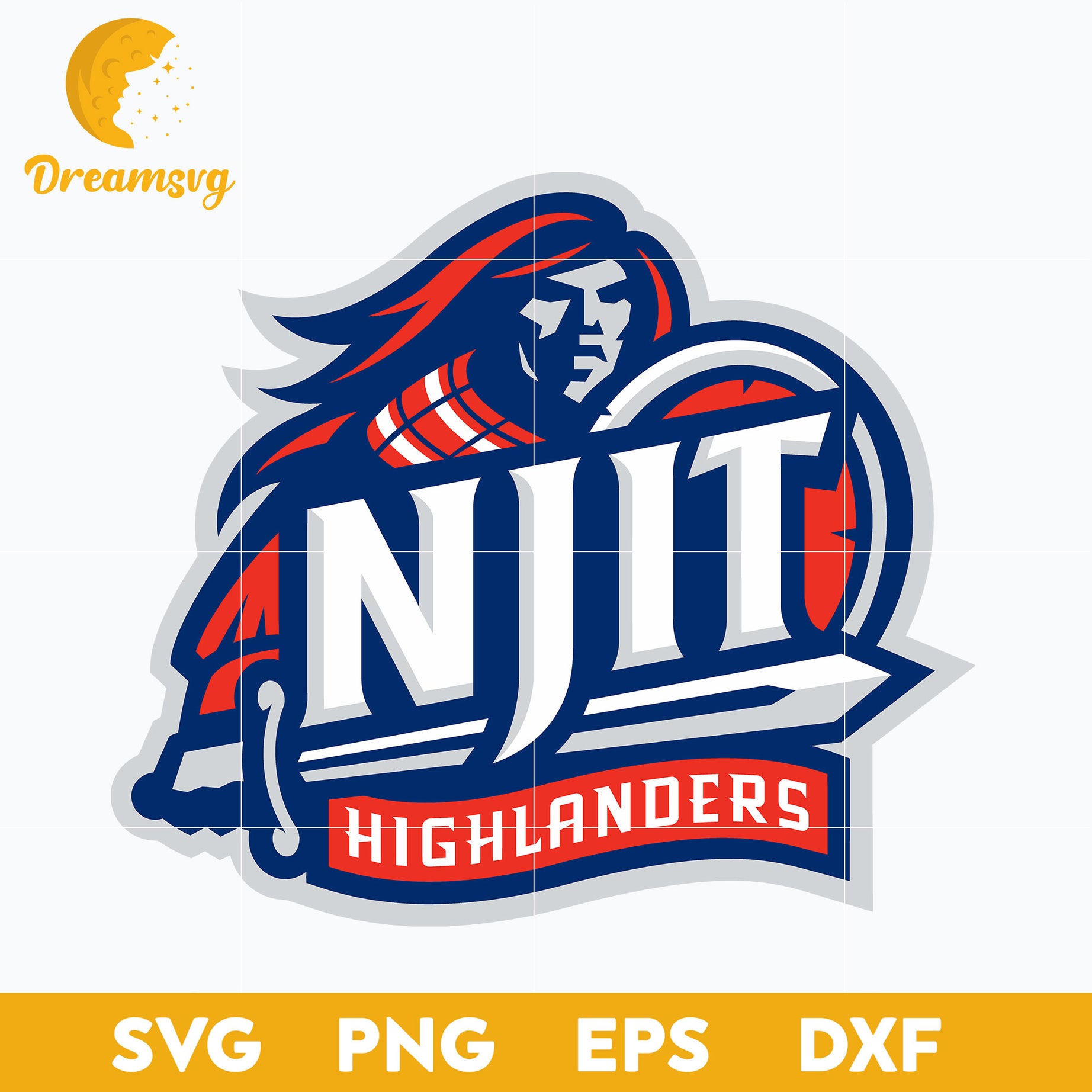 NJIT Highlanders Svg, Logo Ncaa Sport Svg, Ncaa Svg, Png, Dxf, Eps Download File.