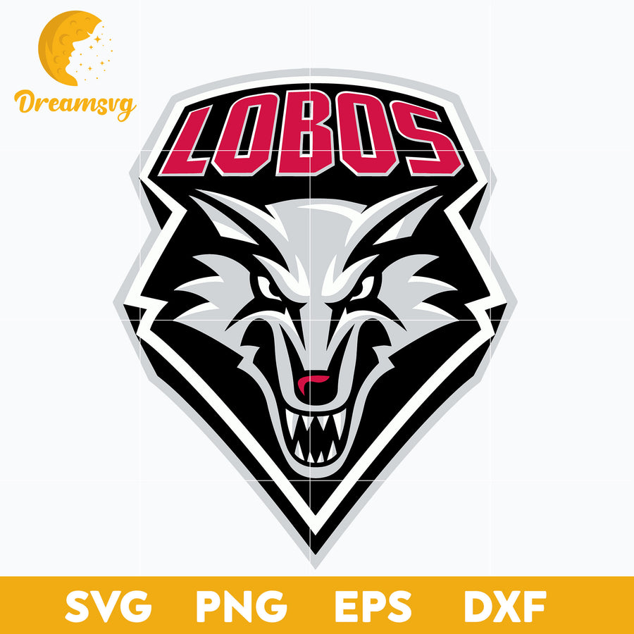 New Mexico Lobos Svg, Logo Ncaa Sport Svg, Ncaa Svg, Png, Dxf, Eps Download File.