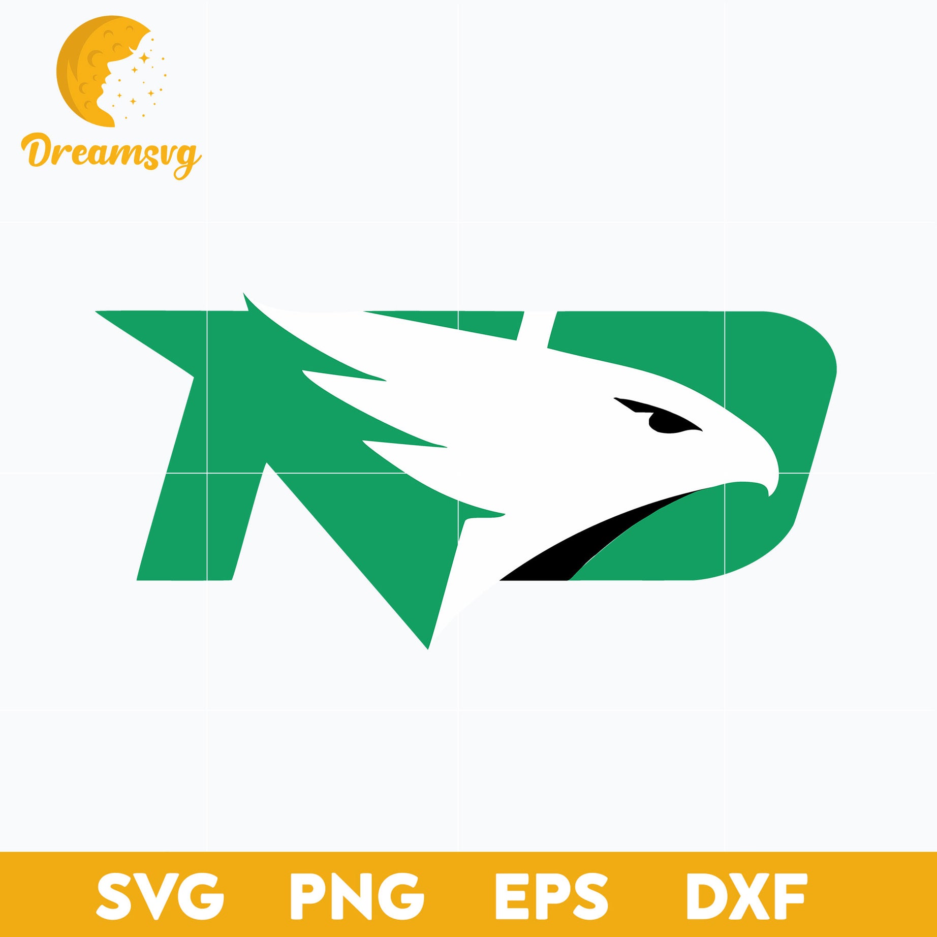 North Dakota Fighting Hawks Svg, Logo Ncaa Sport Svg, Ncaa Svg, Png, Dxf, Eps Download File.