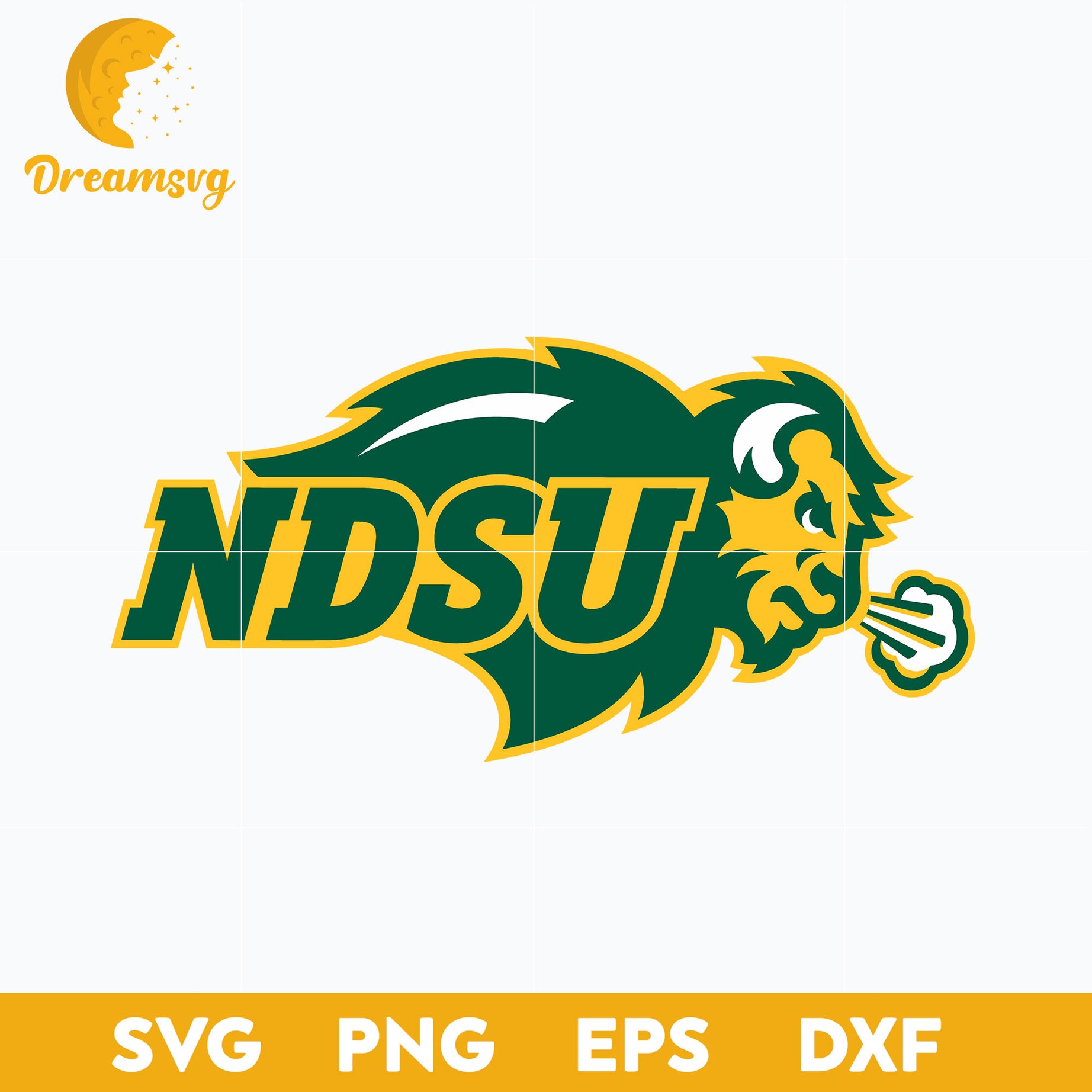 North Dakota State Bison Svg, Logo Ncaa Sport Svg, Ncaa Svg, Png, Dxf, Eps Download File.