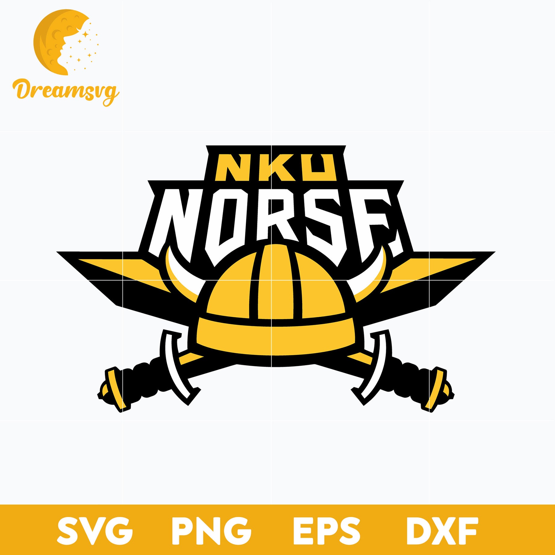 Northern Kentucky Norse Svg, Logo Ncaa Sport Svg, Ncaa Svg, Png, Dxf, Eps Download File.