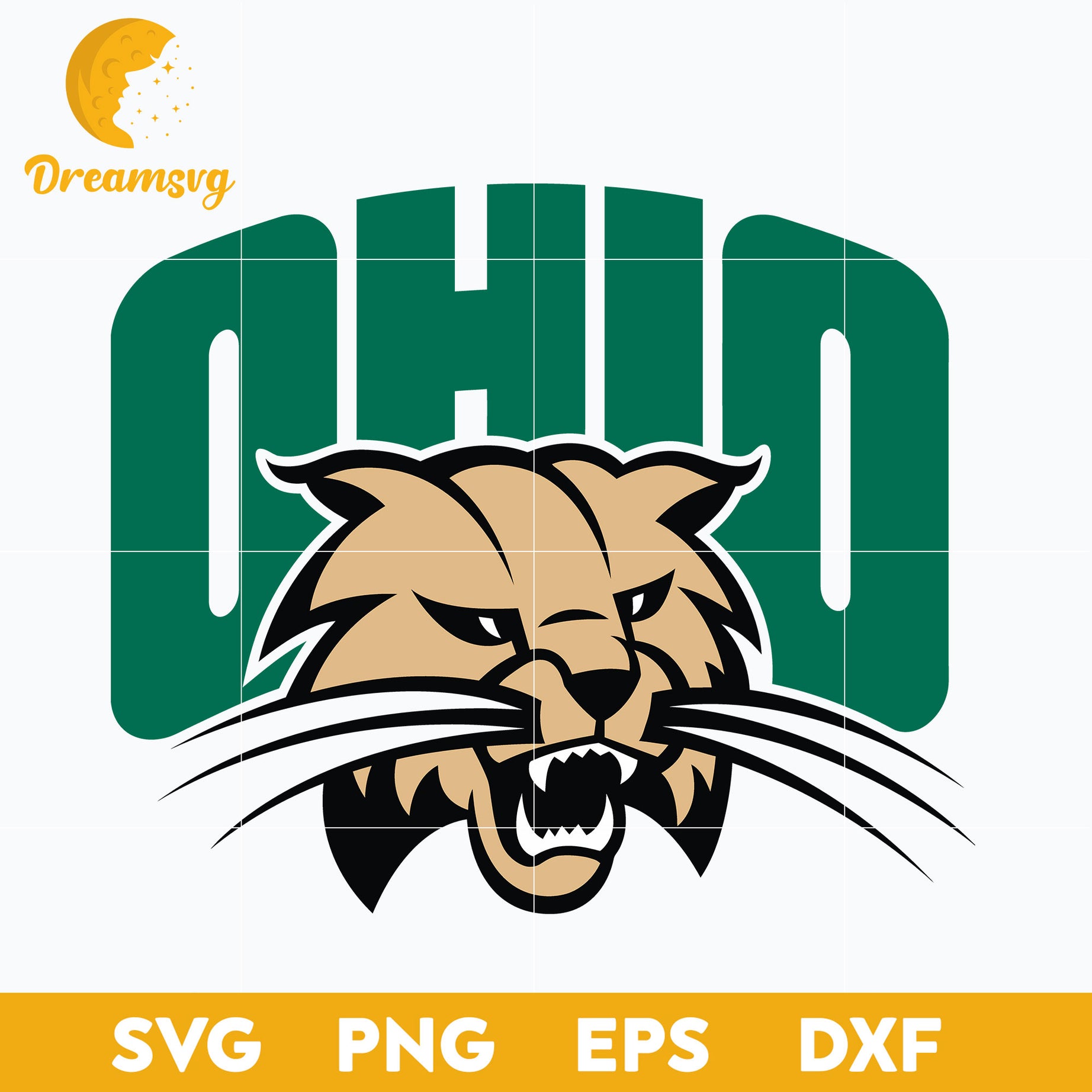 Ohio Bobcats Svg, Logo Ncaa Sport Svg, Ncaa Svg, Png, Dxf, Eps Download File.