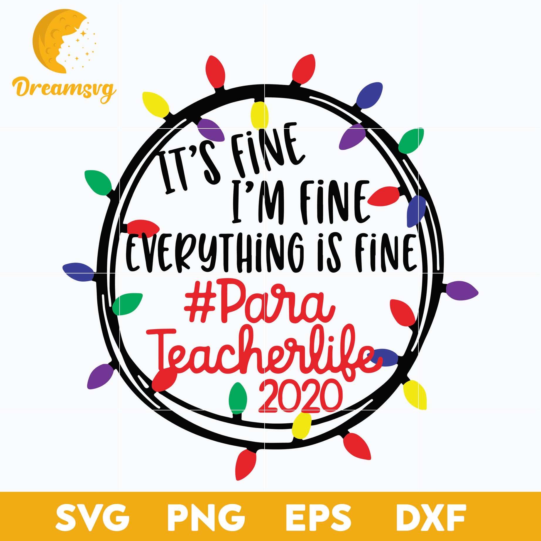 Paraprofessional Teacher Christmas SVG, Christmas SVG, PNG DXF EPS Digital File.