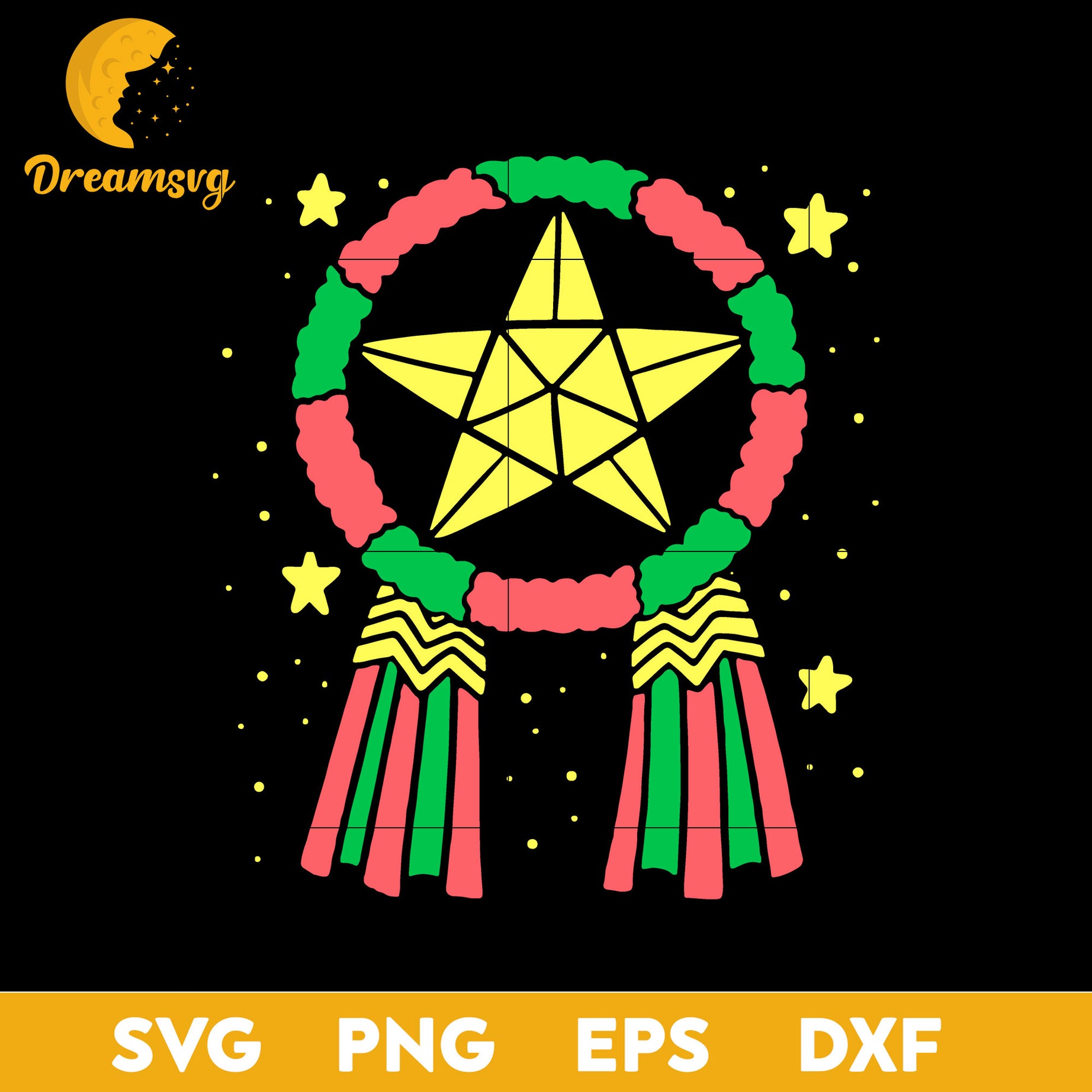 Parol Philippine Christmas SVG, Christmas SVG, PNG DXF EPS Digital File.