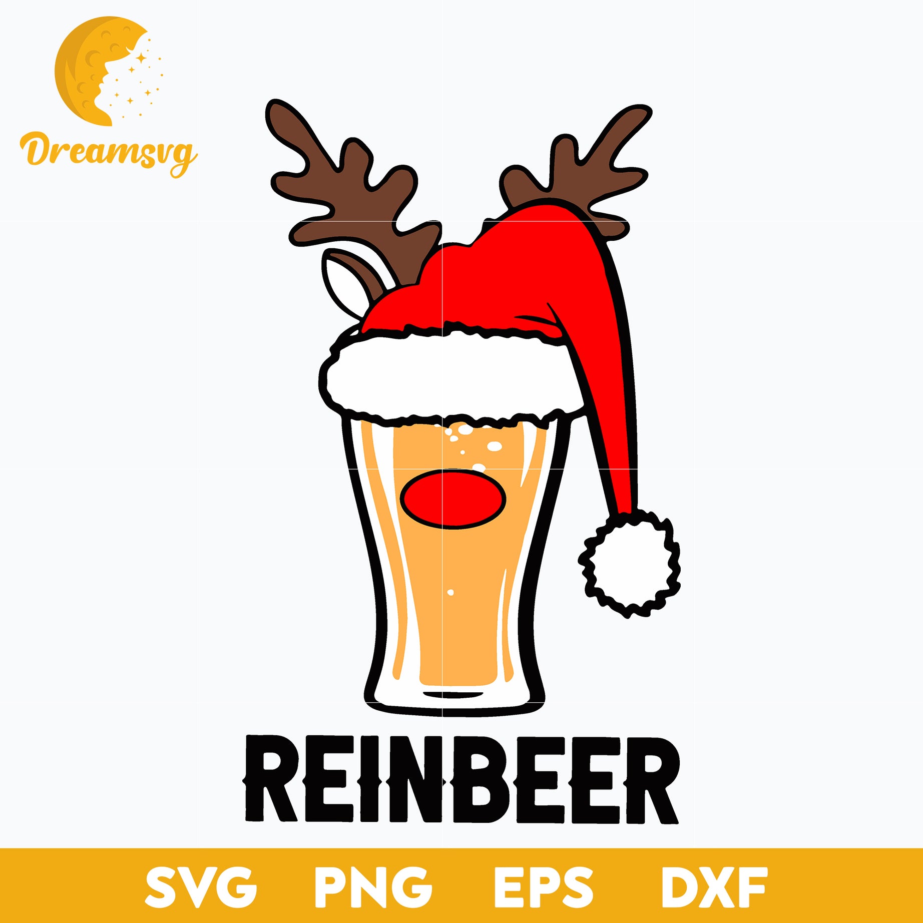 Reinbeer Christmas SVG, Christmas SVG, PNG DXF EPS Digital File.