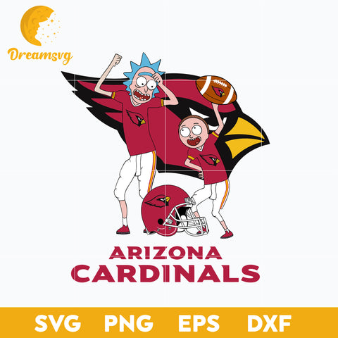 Rick and Morty Arizona Cardinals Svg, Arizona Cardinals Svg, Nfl Svg, Png, Dxf, Eps File