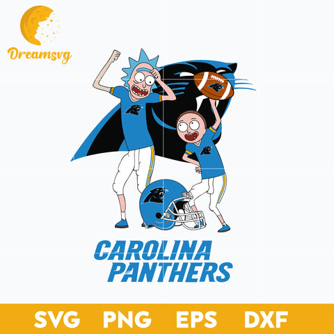 Rick and Morty Carolina Panthers Svg, Carolina Panthers Svg, Nfl Svg, Png, Dxf, Eps File