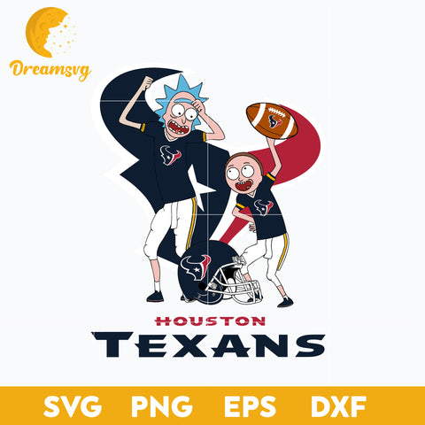 Rick and Morty Houston Texans Svg, Houston Texans Svg, Nfl Svg, Png, Dxf, Eps File