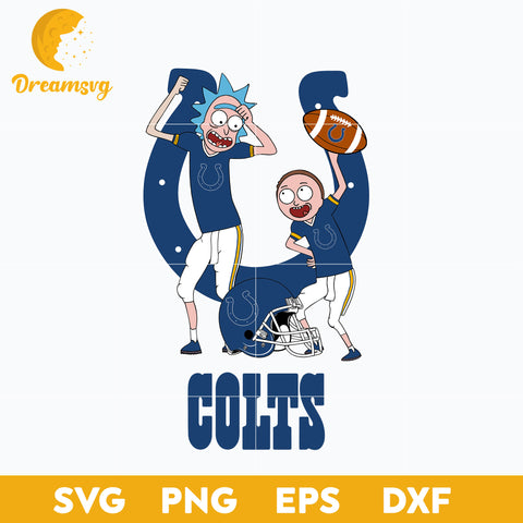 Rick and Morty Indianapolis Colts Svg, Indianapolis Colts Svg, Nfl Svg, Png, Dxf, Eps File