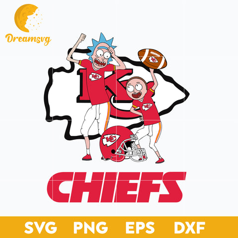 Rick and Morty Kansas City Chiefs Svg, Kansas City Chiefs Svg, Nfl Svg, Png, Dxf, Eps File