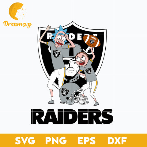 Rick and Morty Las Vegas Raiders Svg, Las Vegas Raiders Svg, Nfl Svg, Png, Dxf, Eps File