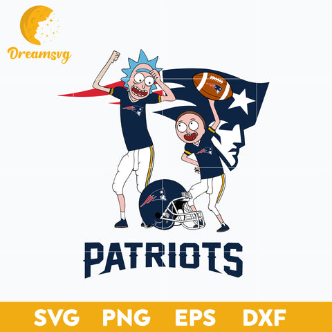 Rick and Morty New England Patriots Svg, New England Patriots Svg, Nfl Svg, Png, Dxf, Eps File