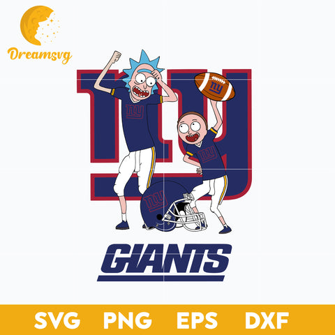 Rick and Morty New York Giants Svg, New York Giants Svg, Nfl Svg, Png, Dxf, Eps File