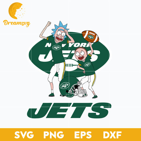 Rick and Morty New York Jets Svg, New York Jets Svg, Nfl Svg, Png, Dxf, Eps File