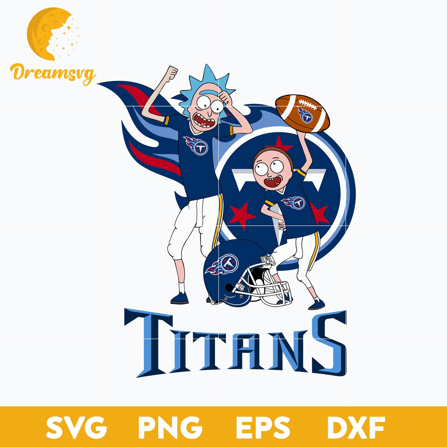 Rick and Morty Tennessee Titans Svg, Tennessee Titans Svg, Nfl Svg, Png, Dxf, Eps File