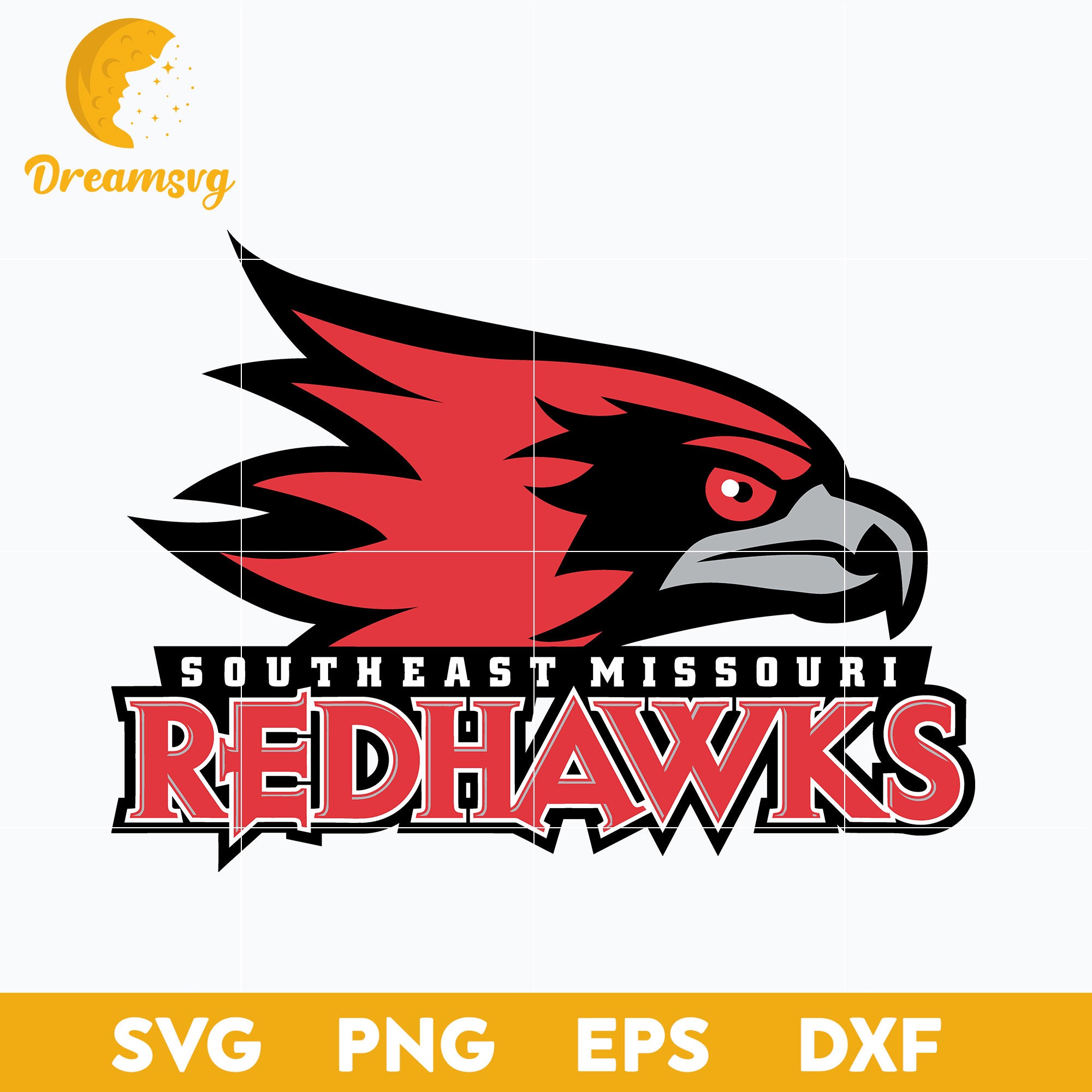 Southeast Missouri State Redhawks Svg, Logo Ncaa Sport Svg, Ncaa Svg, Png, Dxf, Eps Download File.