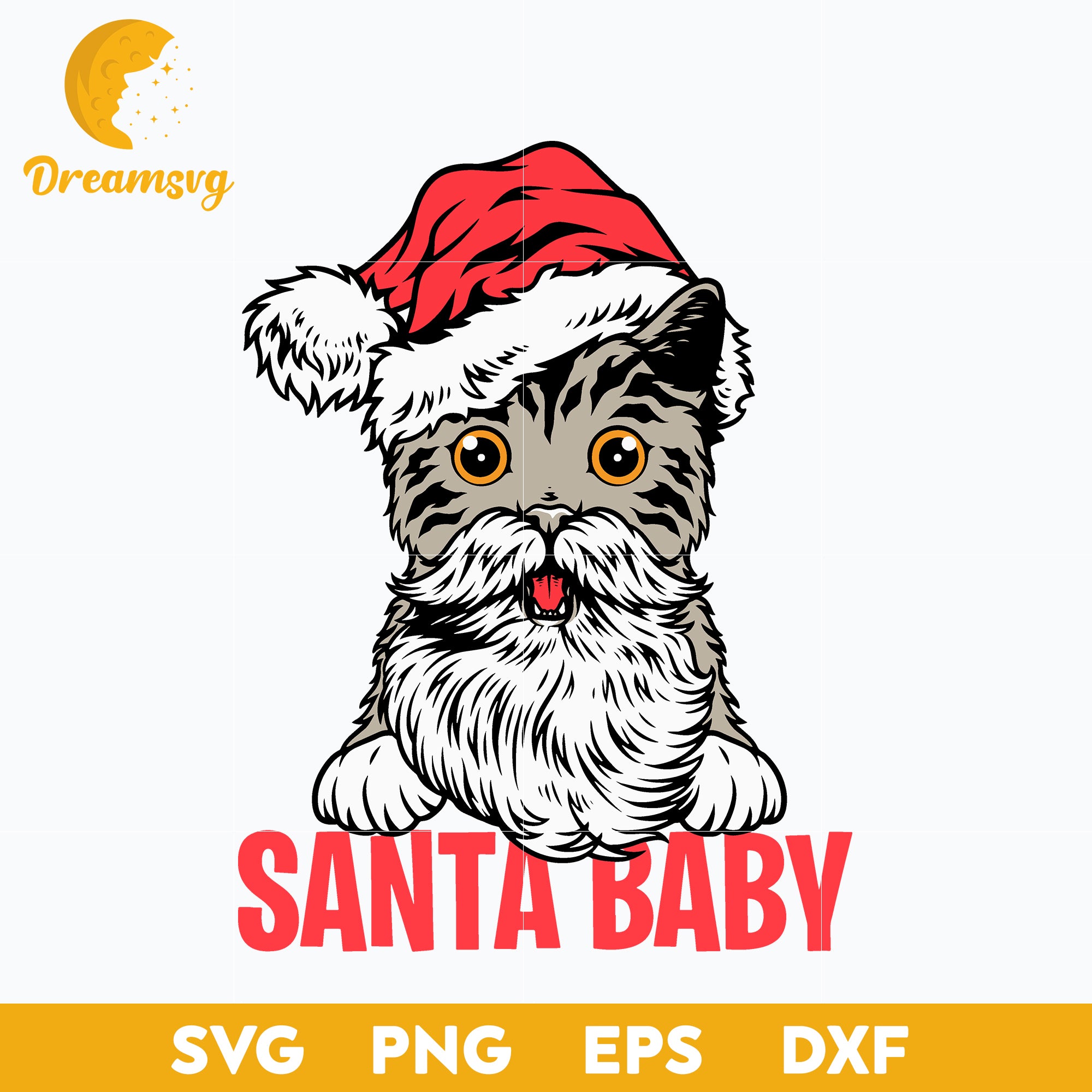 Santa Baby Christmas SVG, Christmas SVG, PNG DXF EPS Digital File