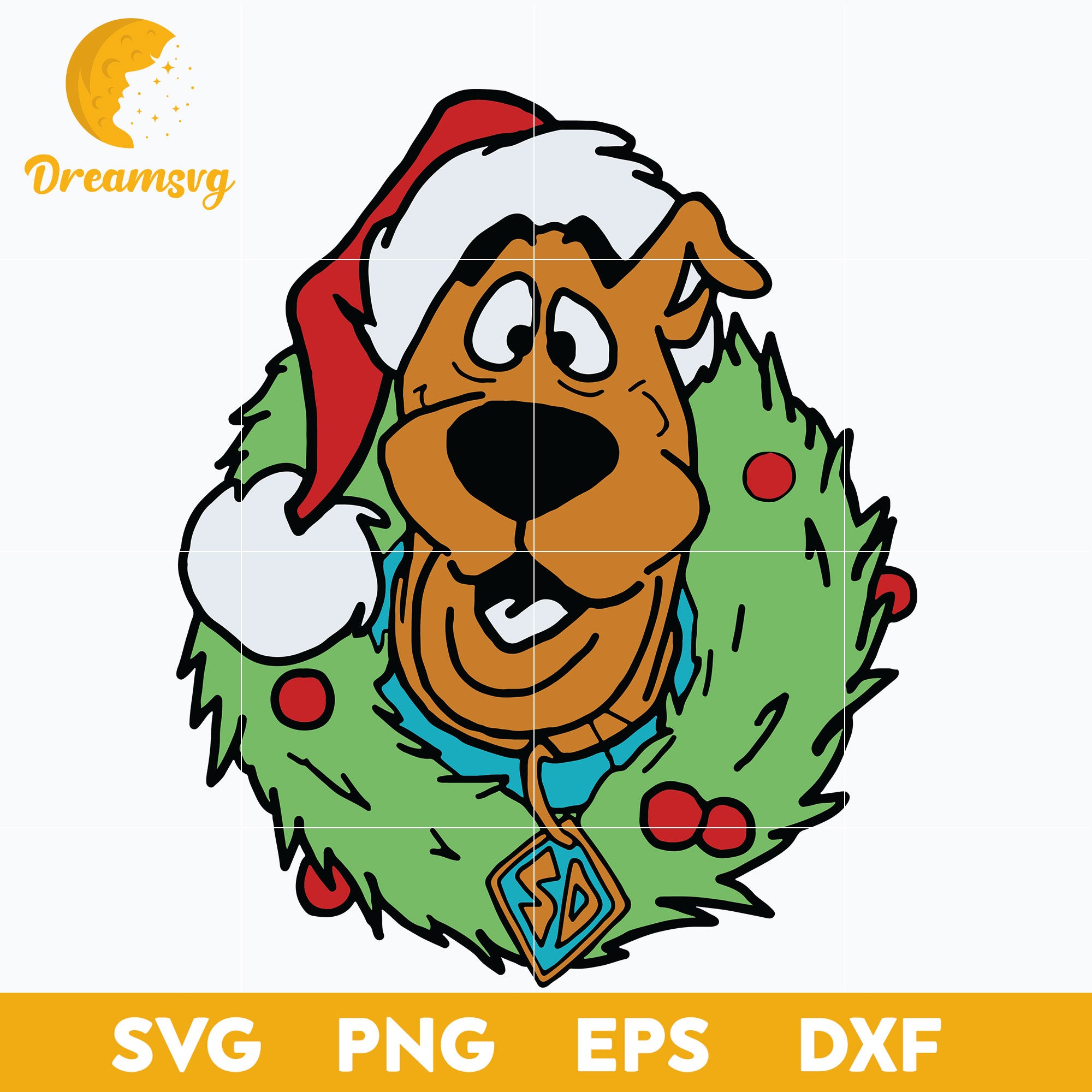 Scooby Doo Christmas SVG, Christmas SVG, PNG DXF EPS Digital File ...